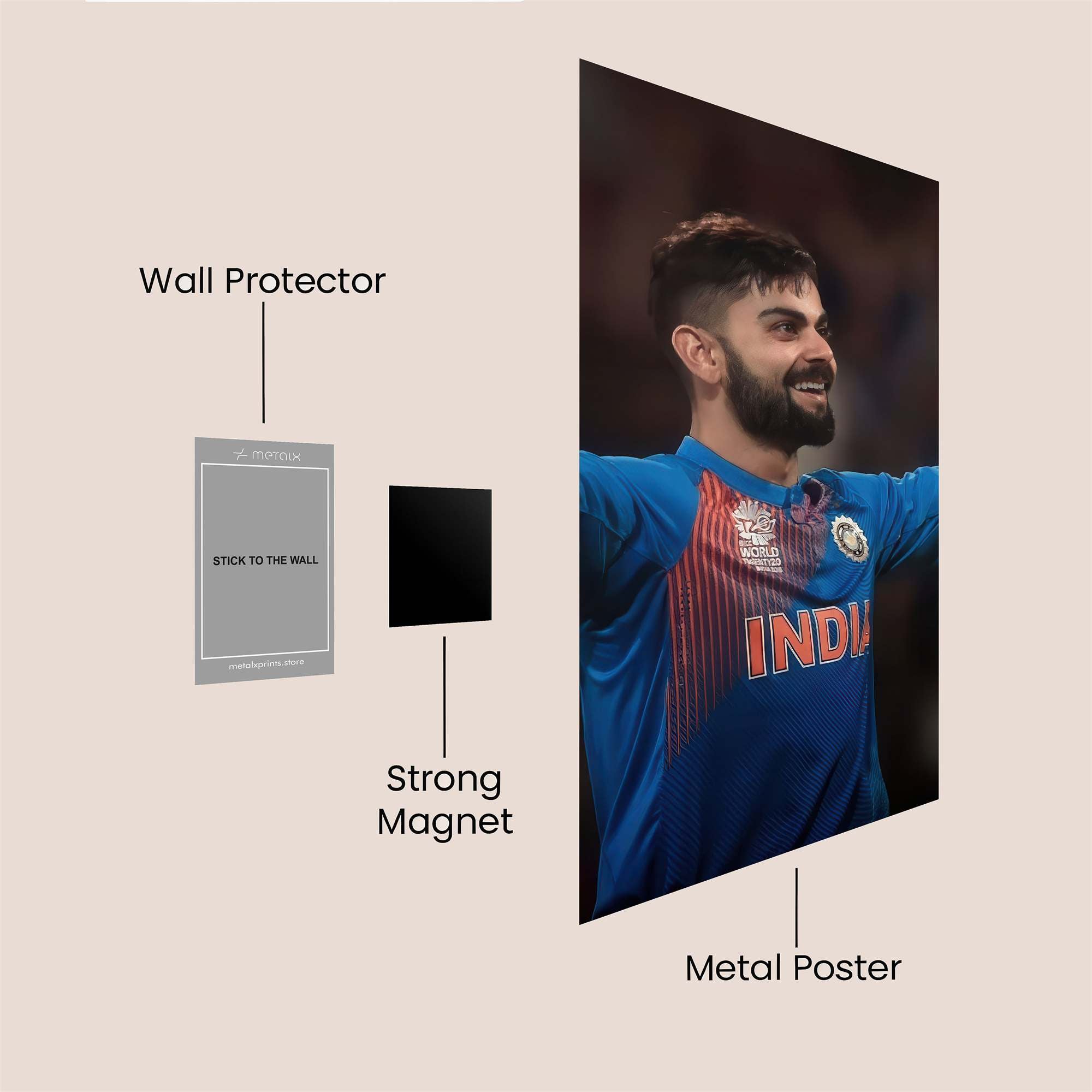 Kohli Ecstatic Safe Wall Magnetic / M