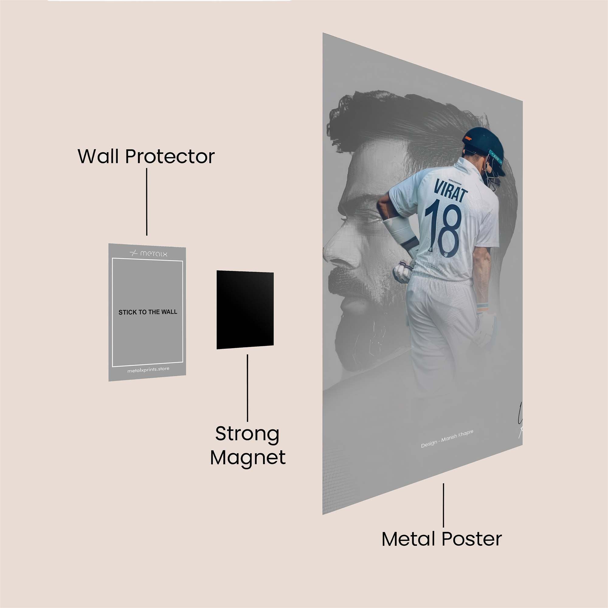 Virat Resolute Safe Wall Magnetic / M