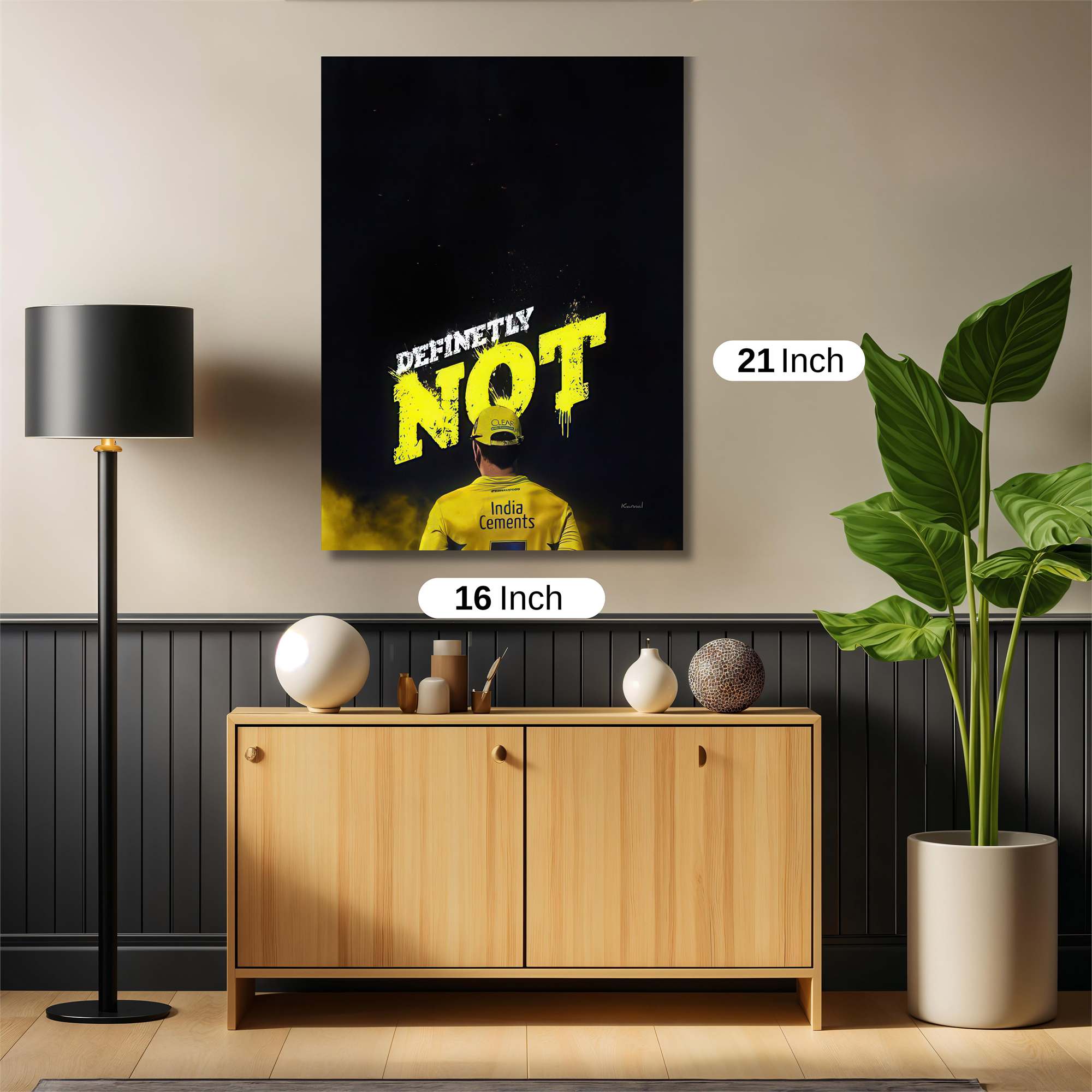 Dhoni Defiant Safe Wall Magnetic / M