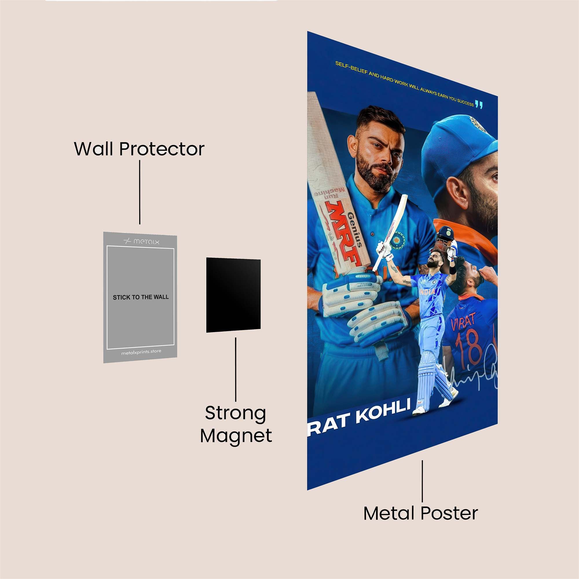Virat Triumphant Safe Wall Magnetic / M