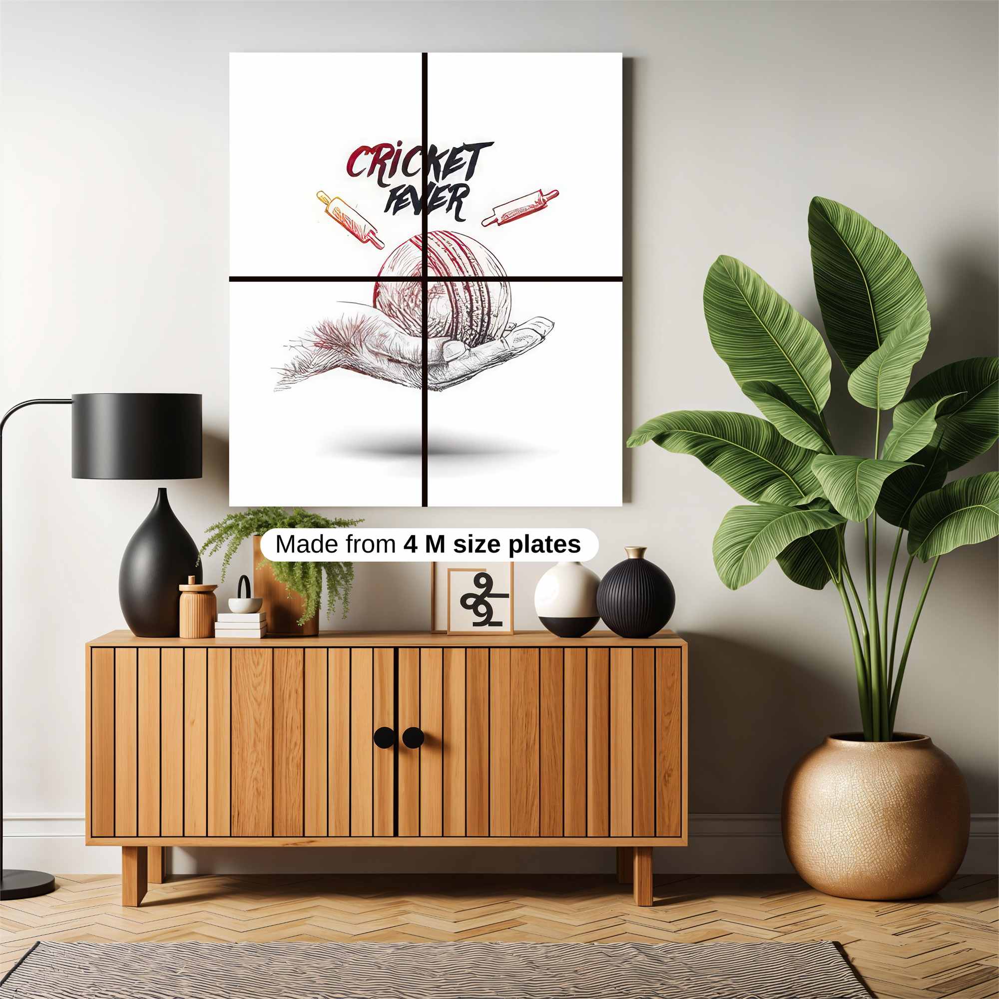 Cricket Passion Safe Wall Magnetic / M