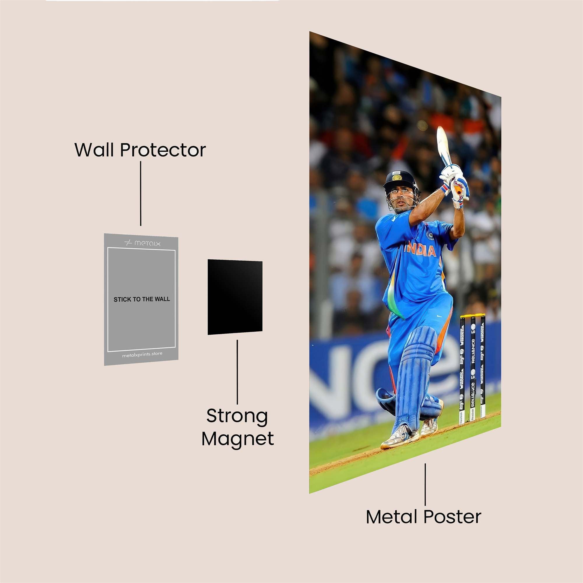 Dhoni Dynamic Safe Wall Magnetic / M