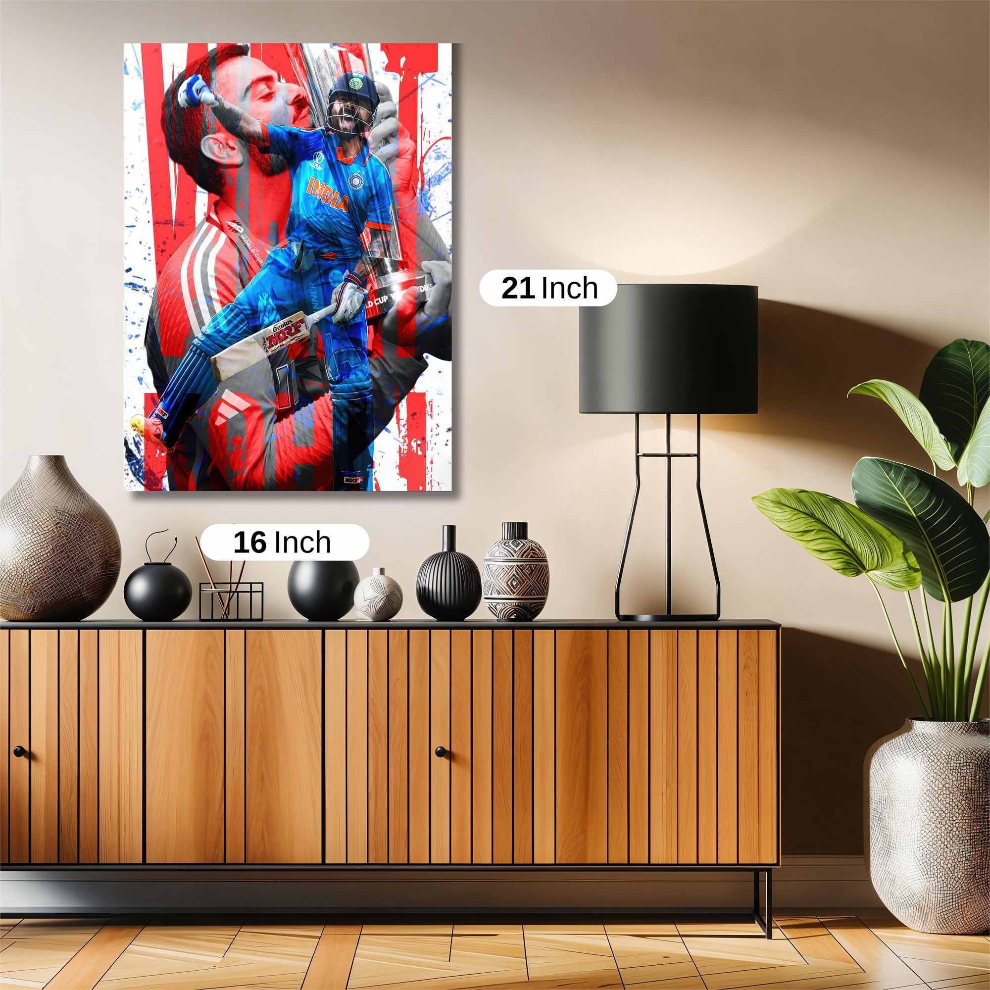 Kohli Triumphant Safe Wall Magnetic / M