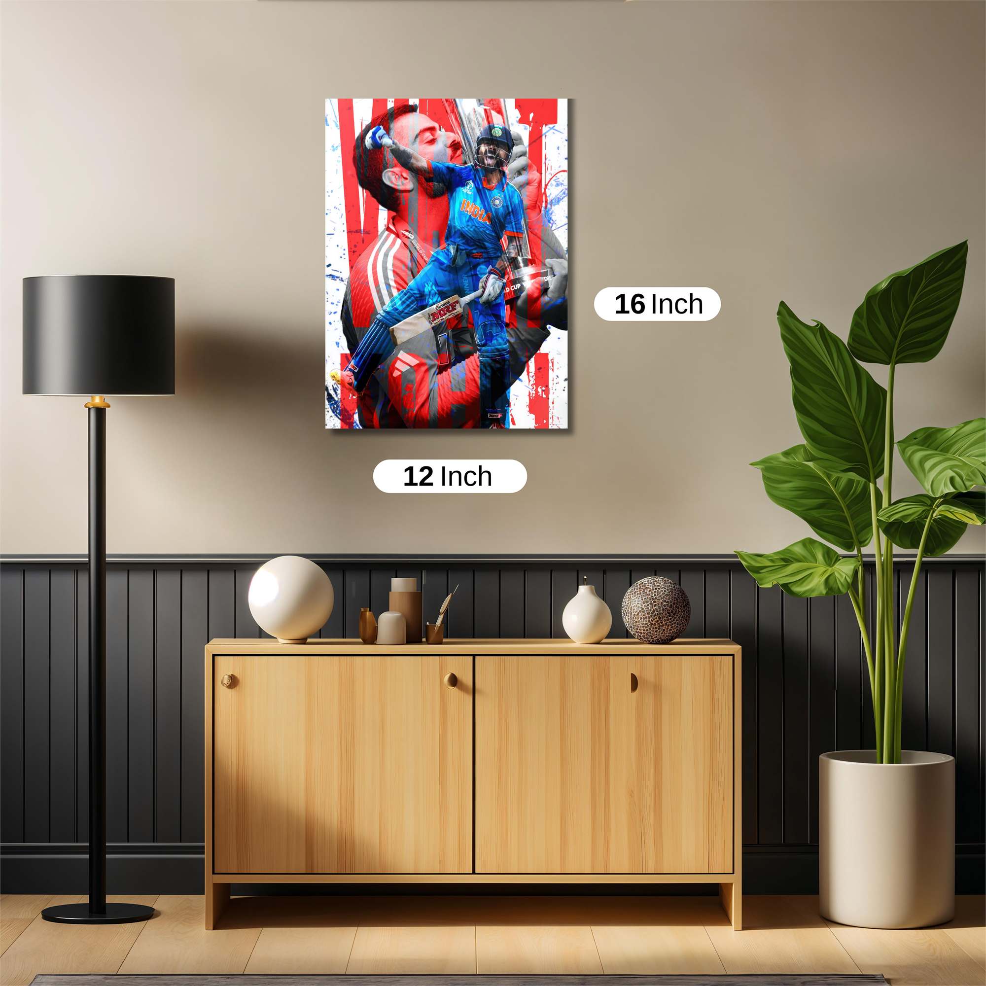 Kohli Triumphant Safe Wall Magnetic / M