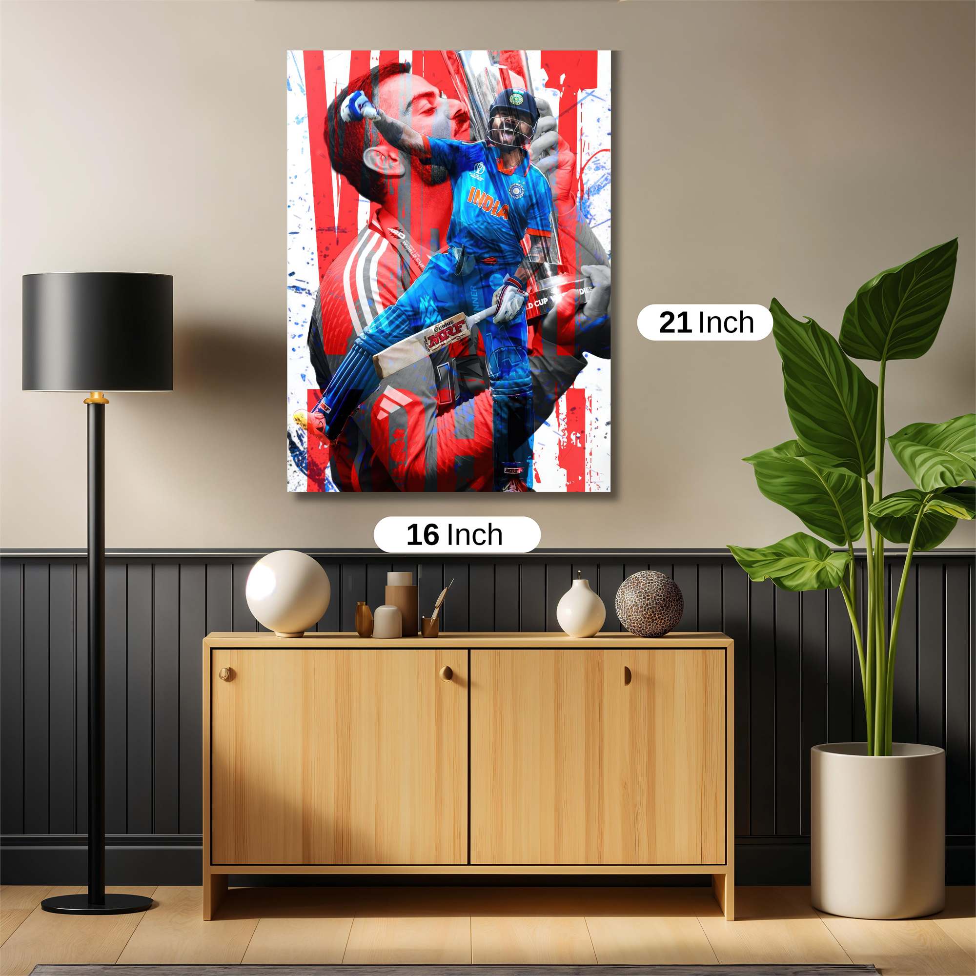 Kohli Triumphant Safe Wall Magnetic / M