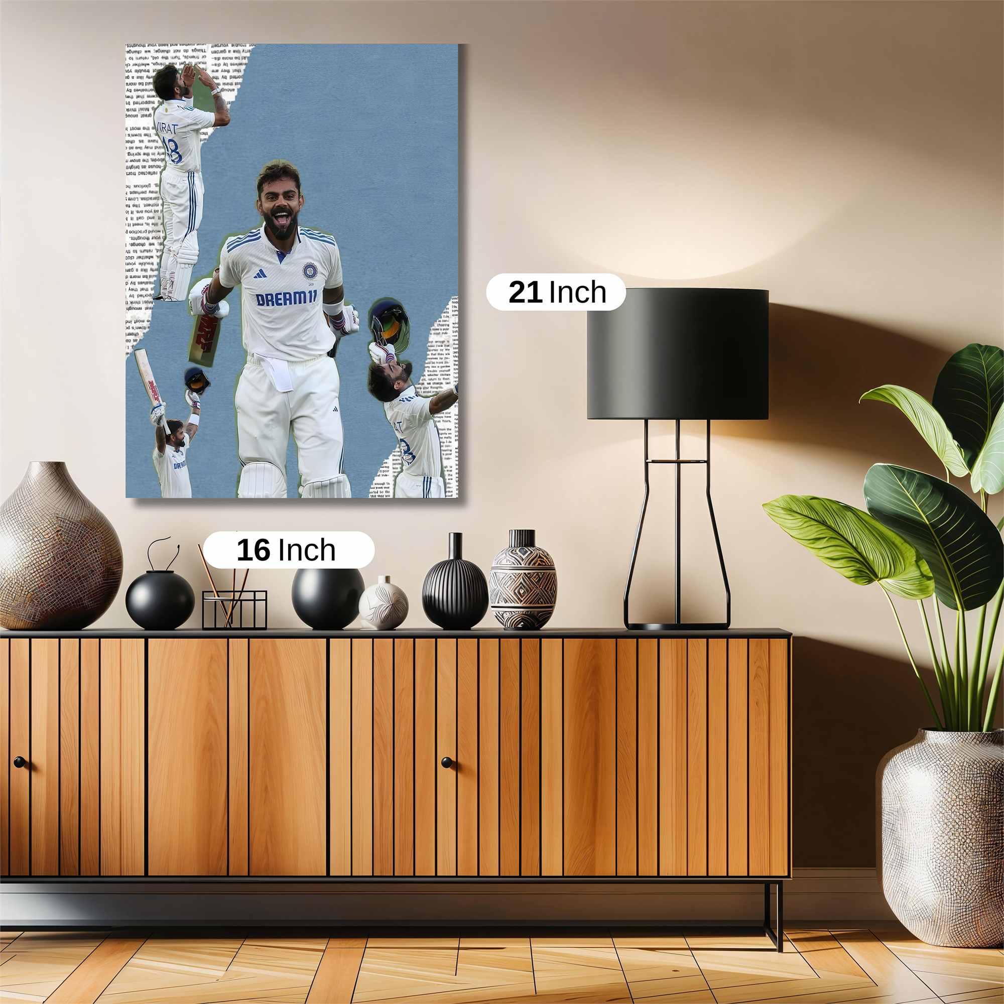 Kohli Triumphant Safe Wall Magnetic / M