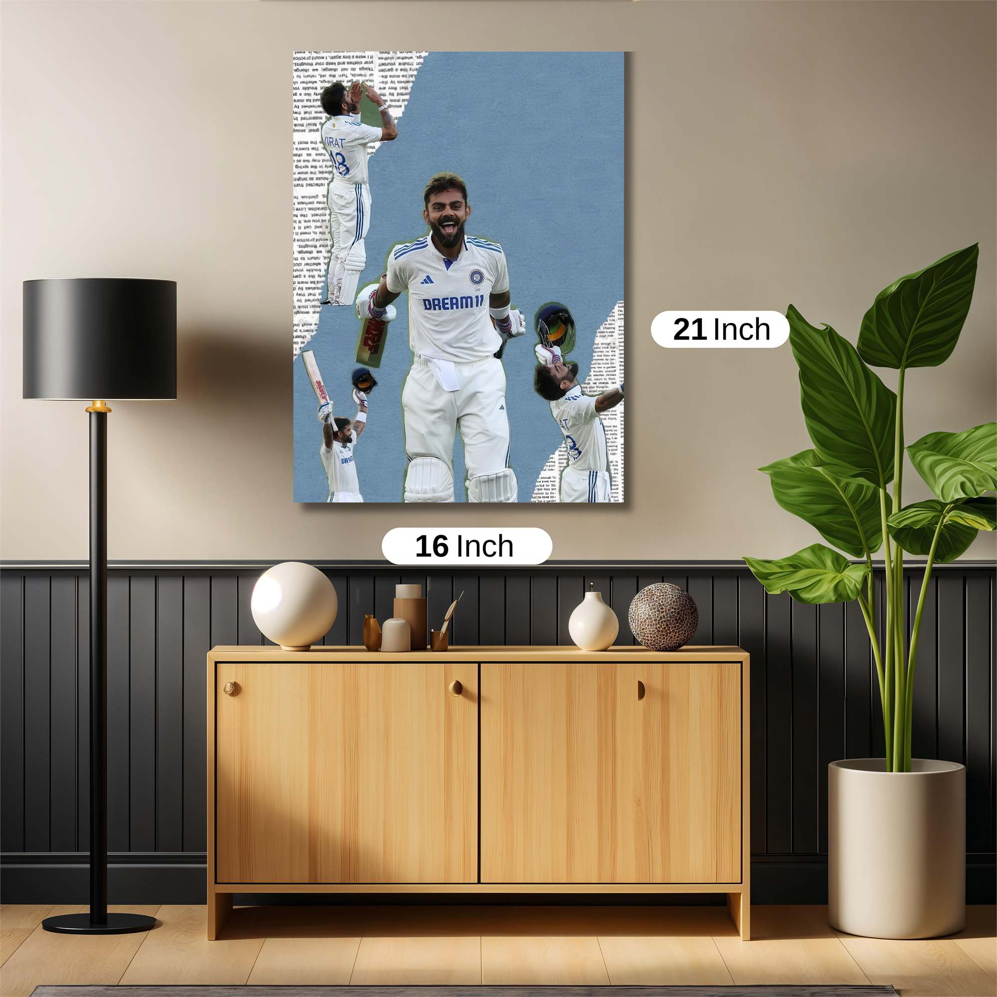 Kohli Triumphant Safe Wall Magnetic / M