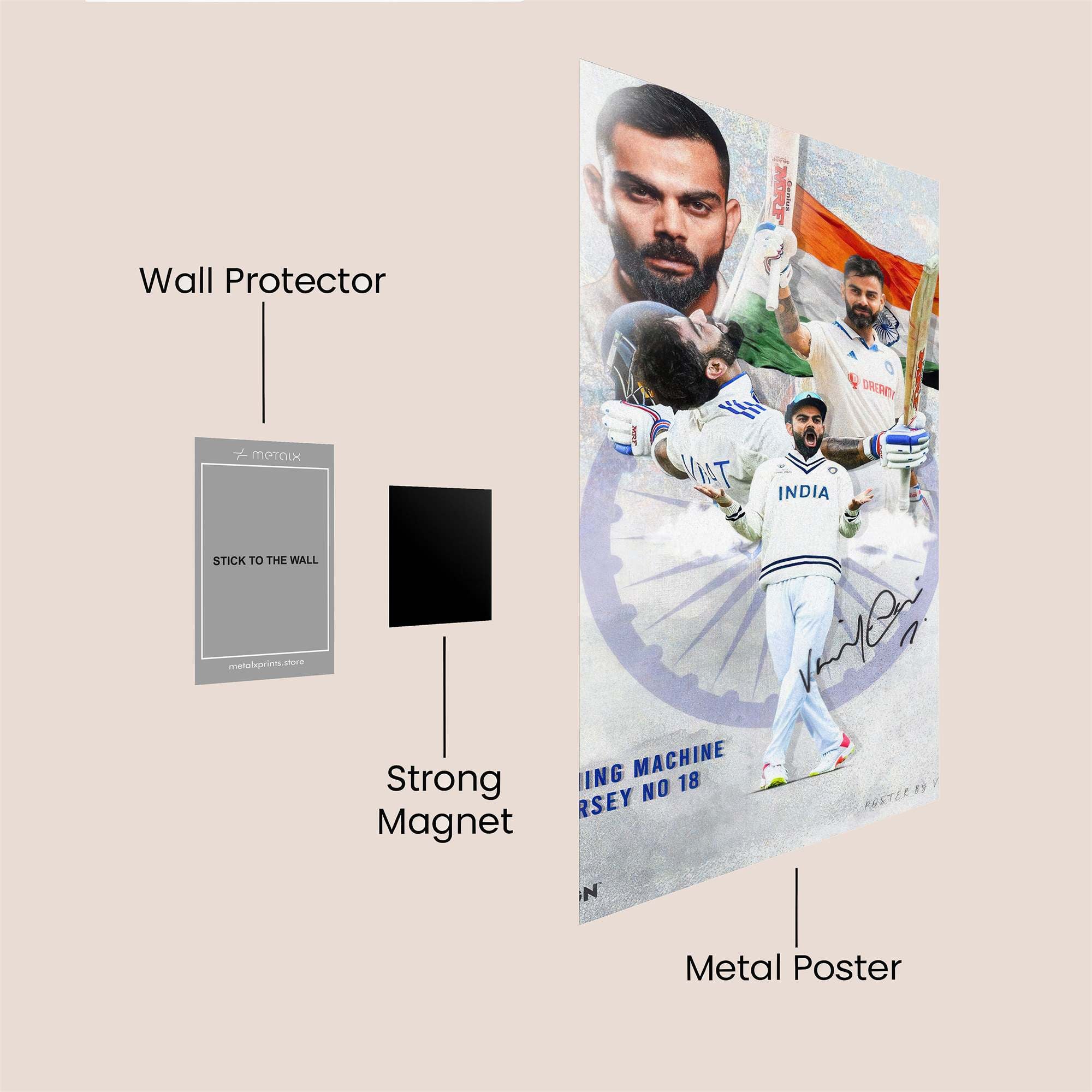 Virat Victorious Safe Wall Magnetic / M
