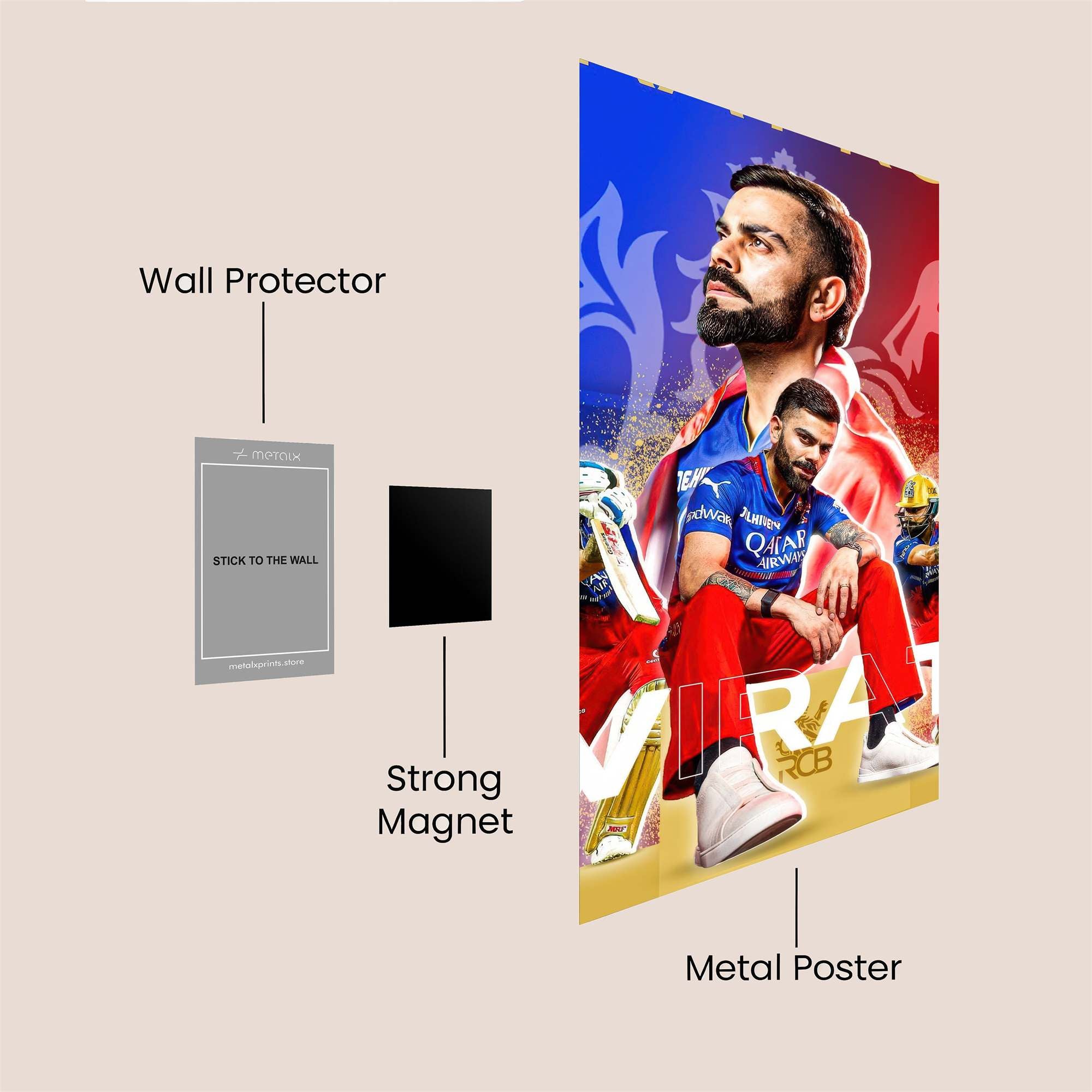 Virat Valiant Safe Wall Magnetic / M