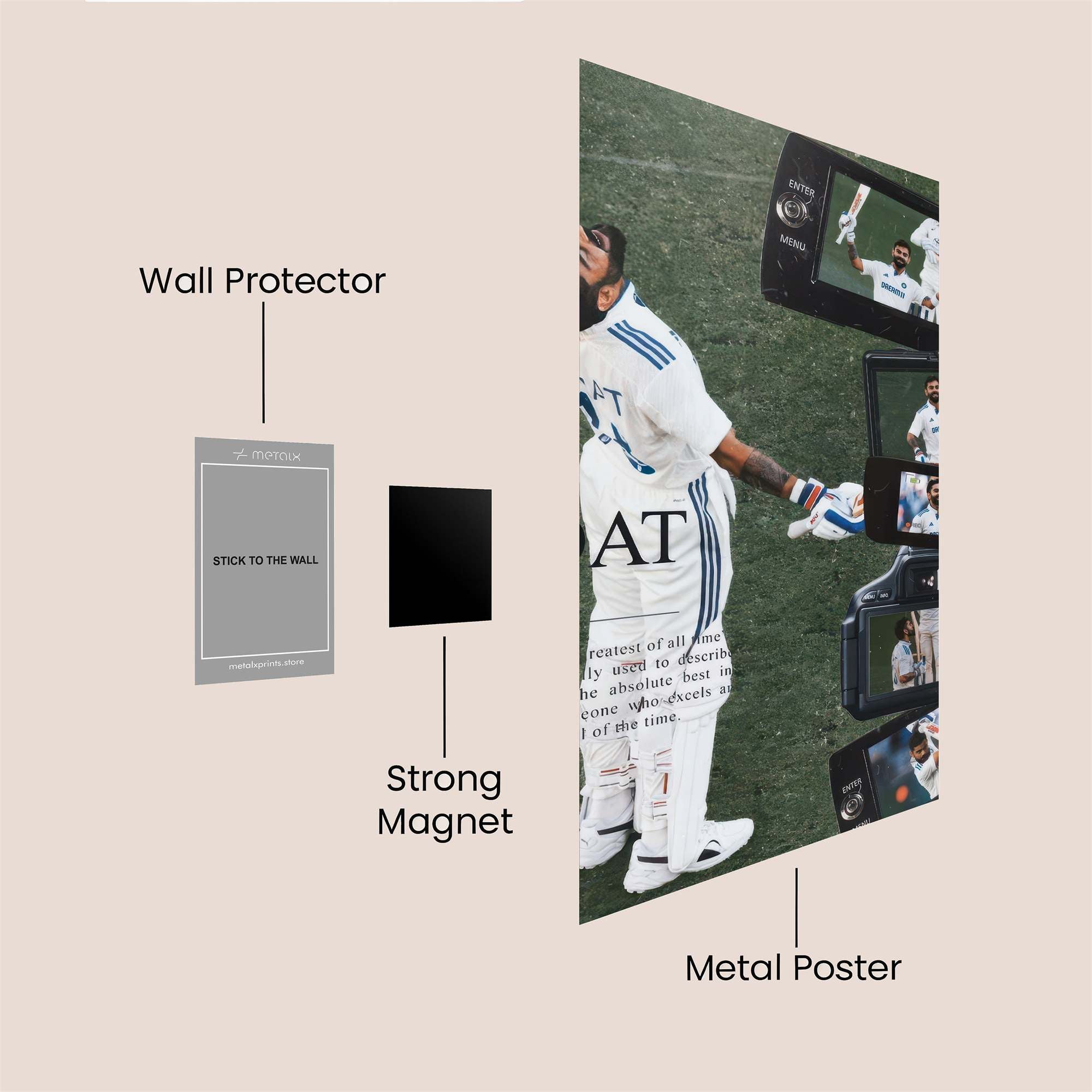 Virat Victorious Safe Wall Magnetic / M