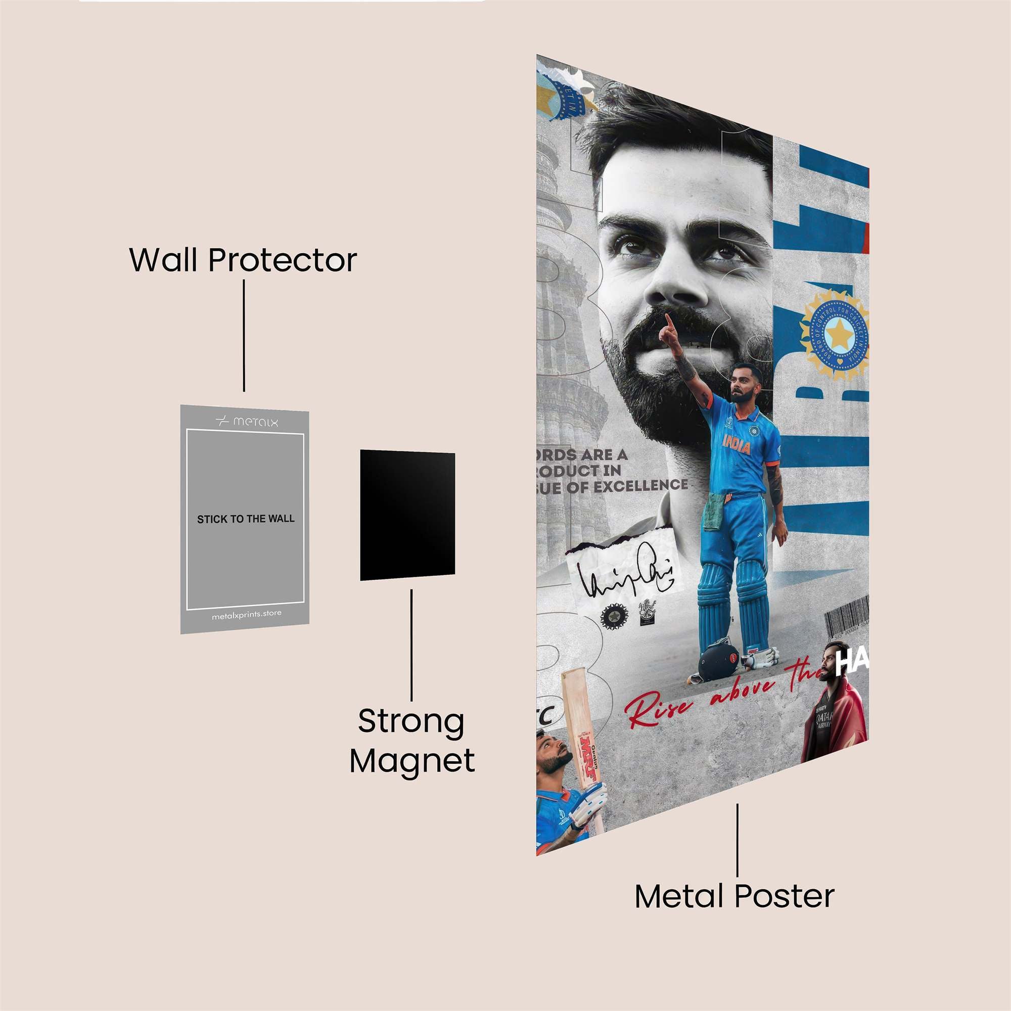 Virat Triumphant Safe Wall Magnetic / M