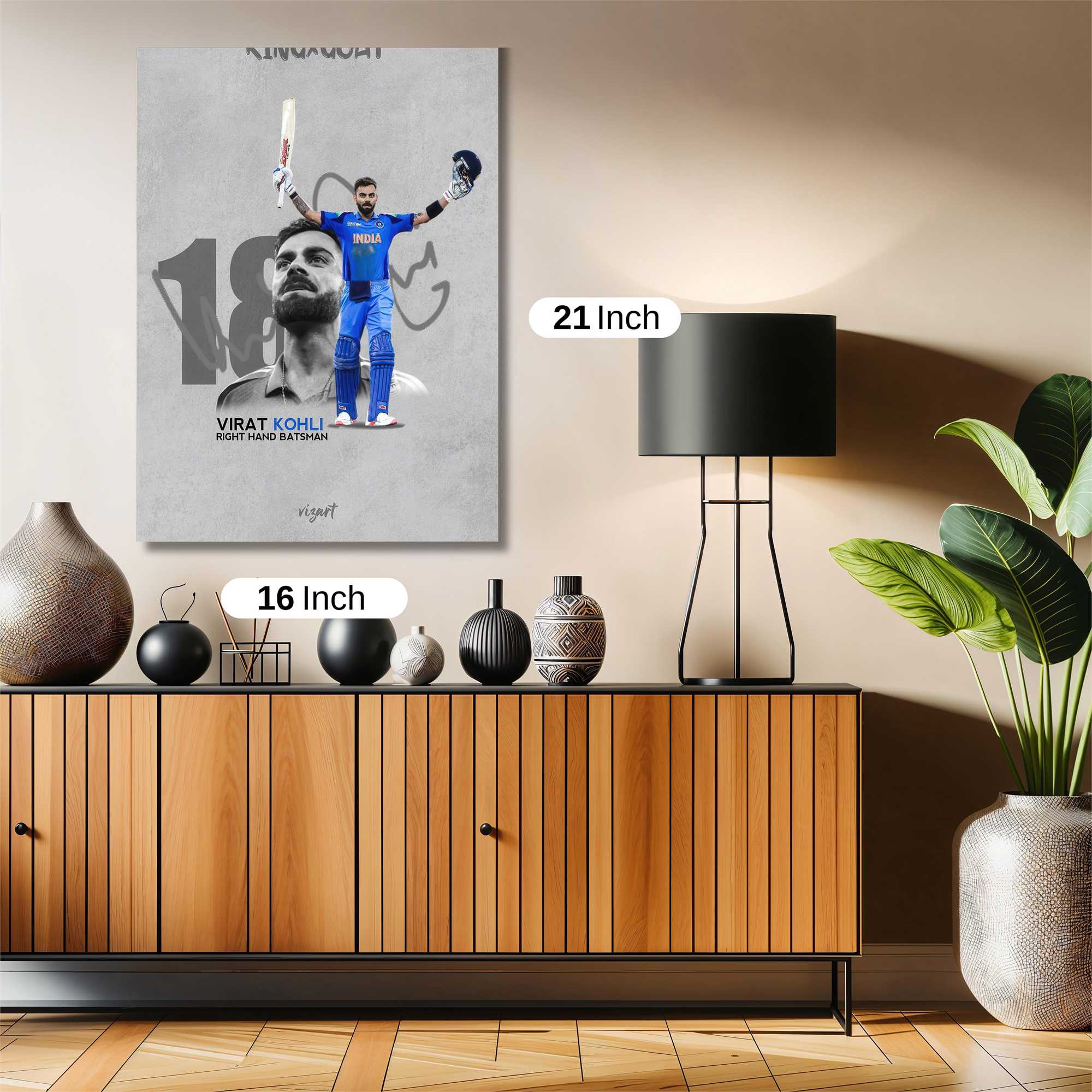 Kohli Triumphant Safe Wall Magnetic / M