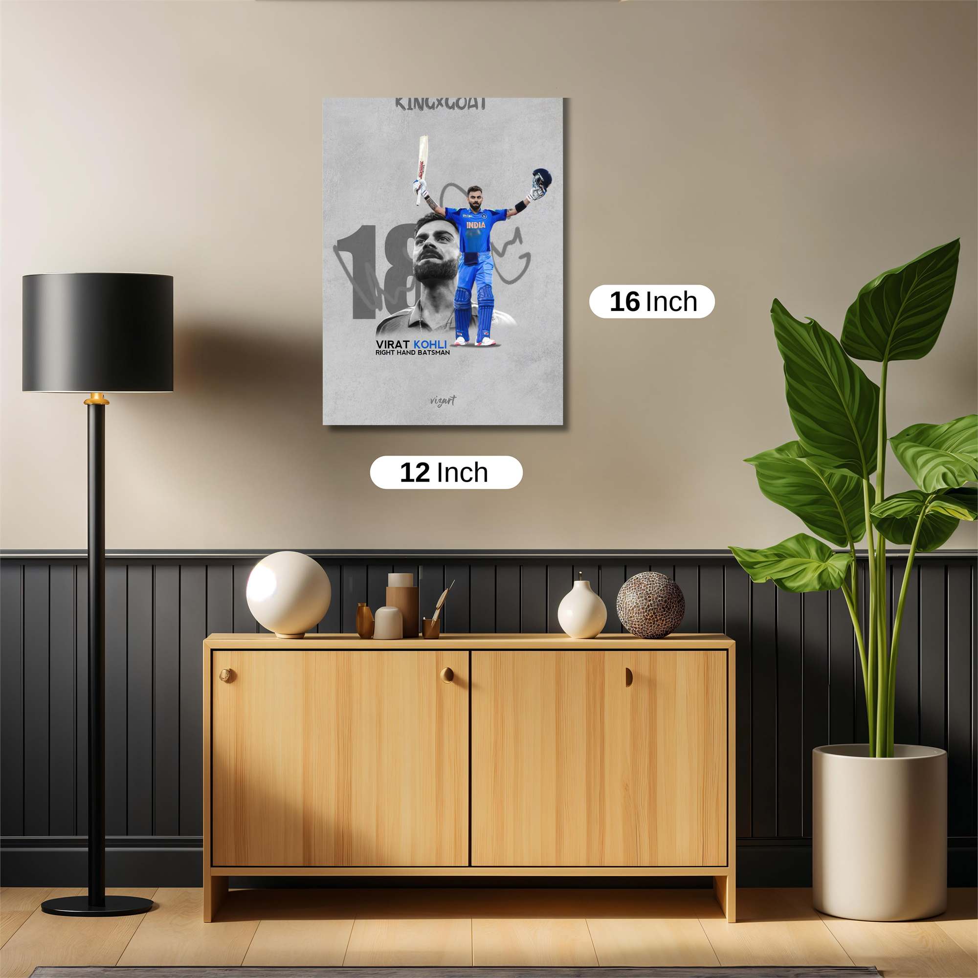Kohli Triumphant Safe Wall Magnetic / M