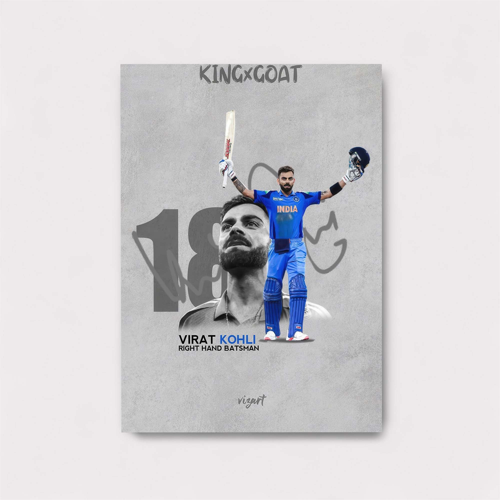 Kohli Triumphant Safe Wall Magnetic / M