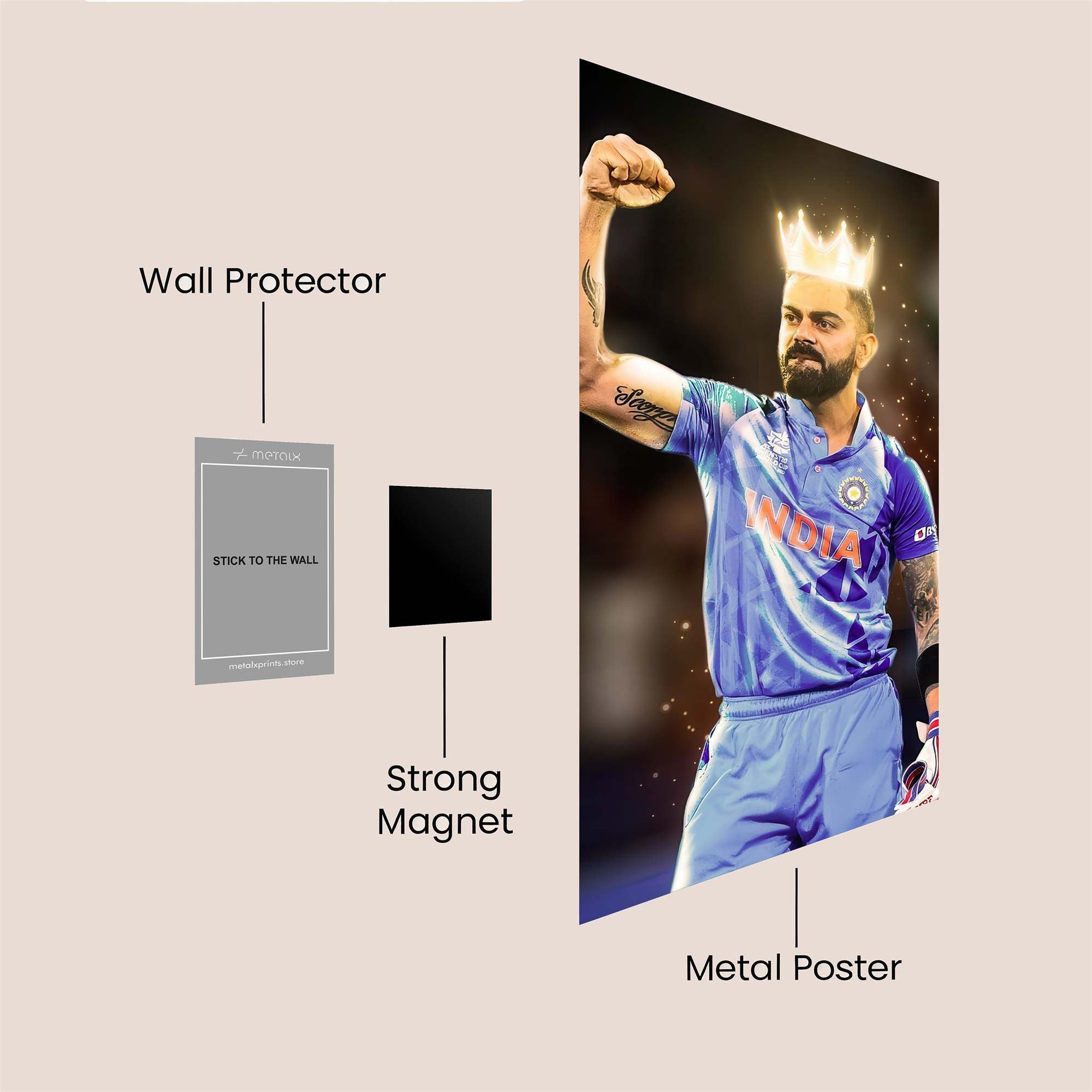 Virat Victorious Safe Wall Magnetic / M