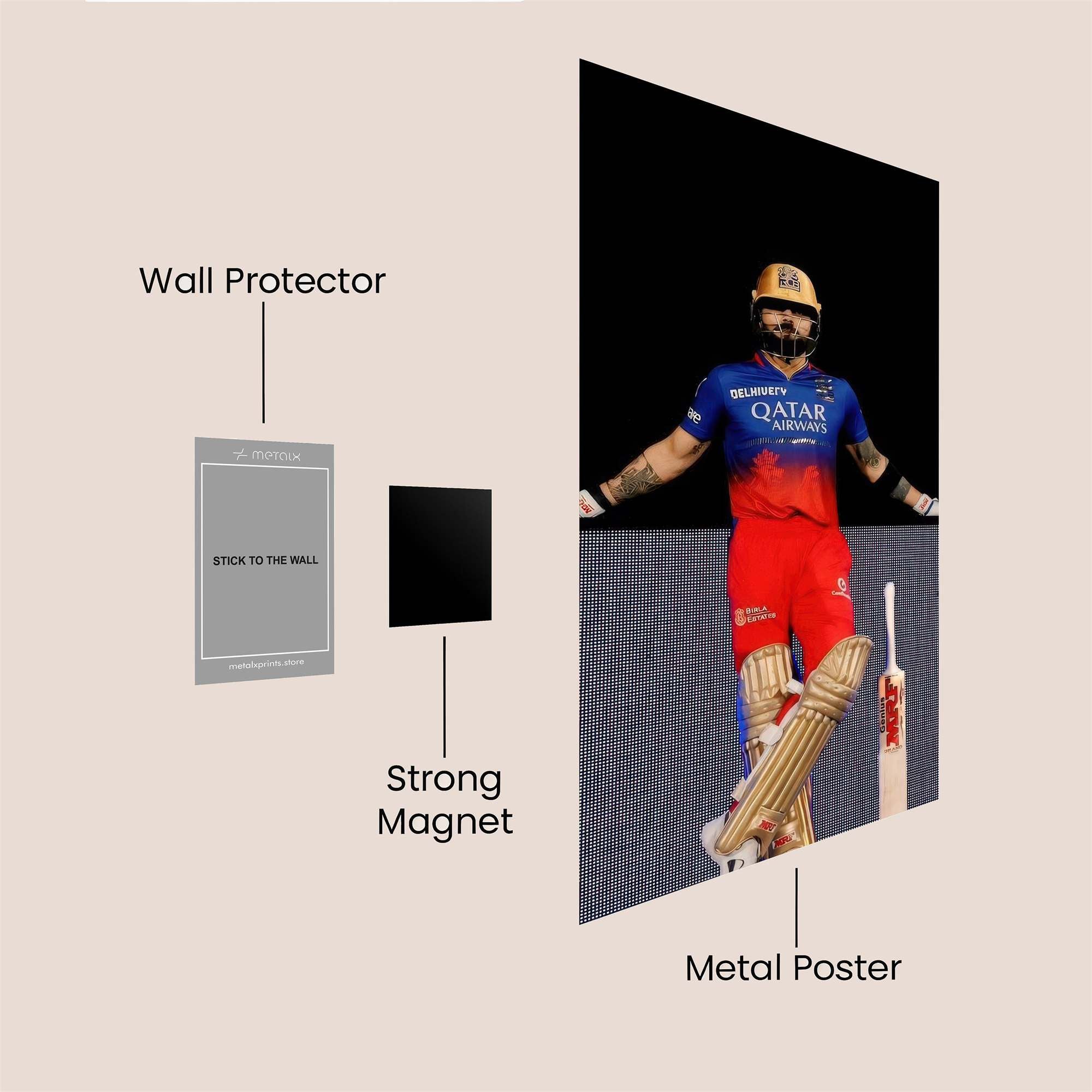 Virat Victorious Safe Wall Magnetic / M
