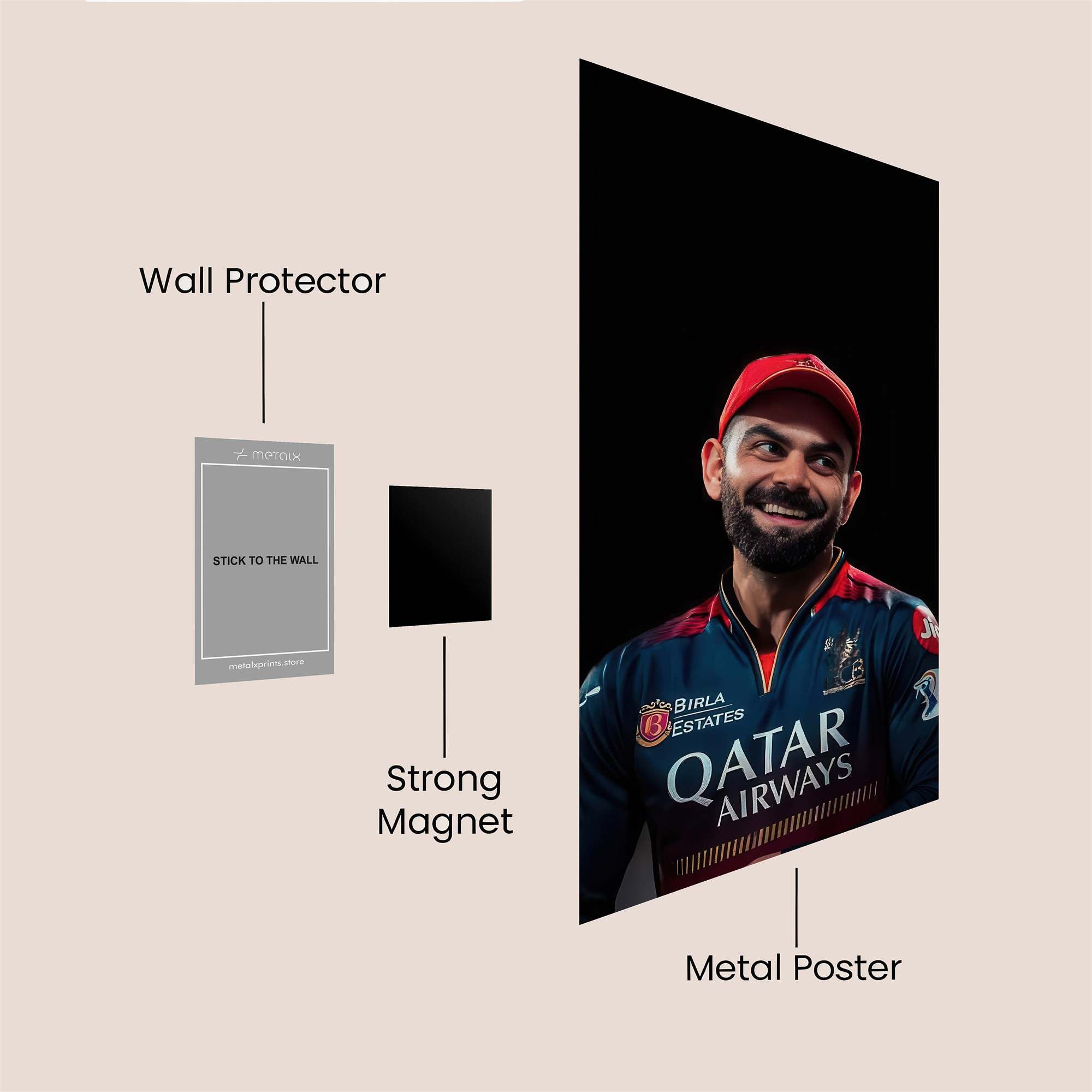 Virat Victorious Safe Wall Magnetic / M