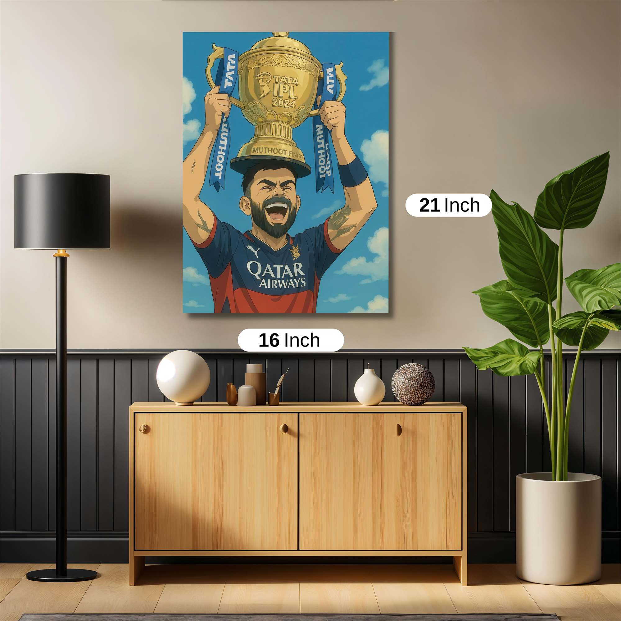 Kohli Triumphant Safe Wall Magnetic / M