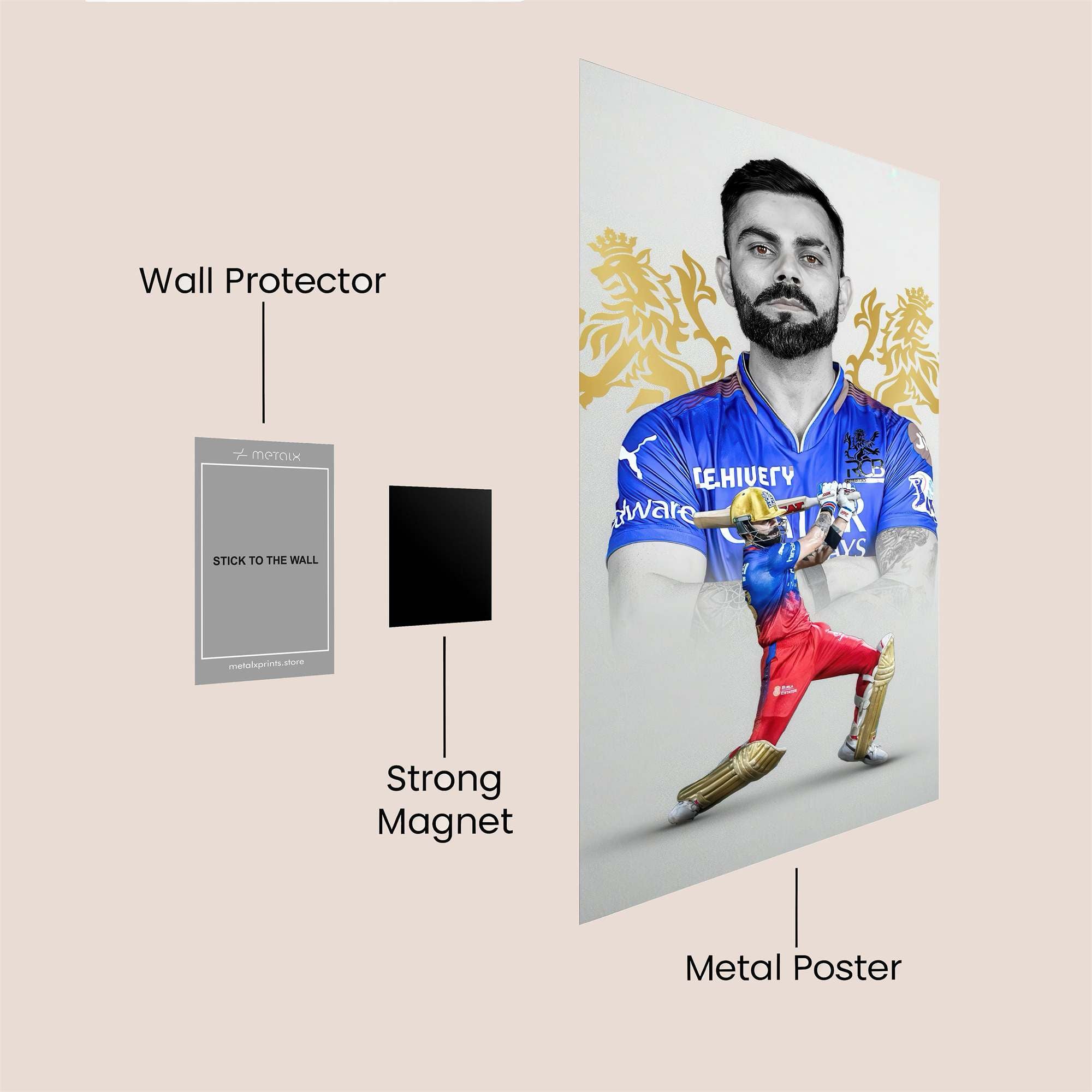 Kohli Dynamic Safe Wall Magnetic / M