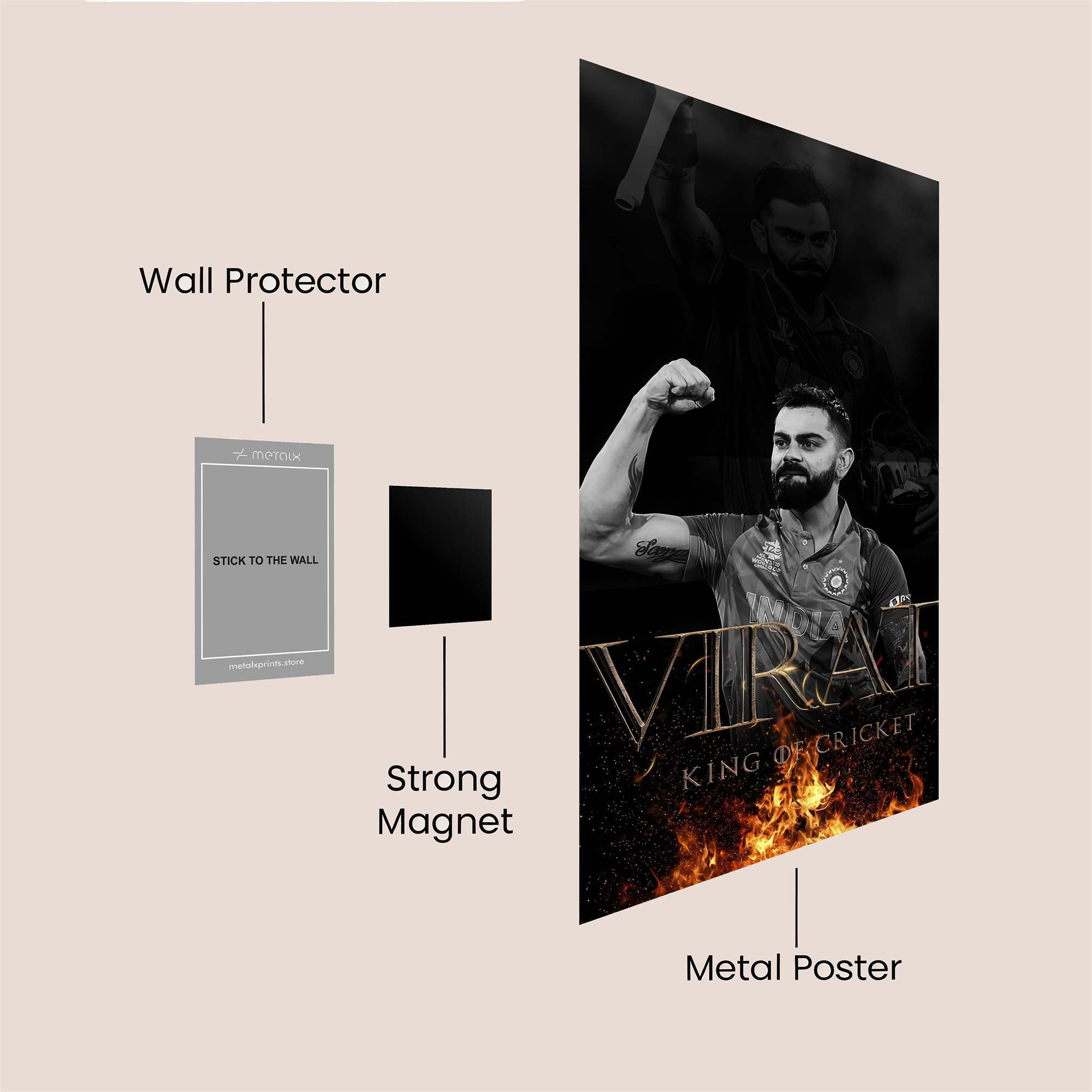 Virat Victorious Safe Wall Magnetic / M