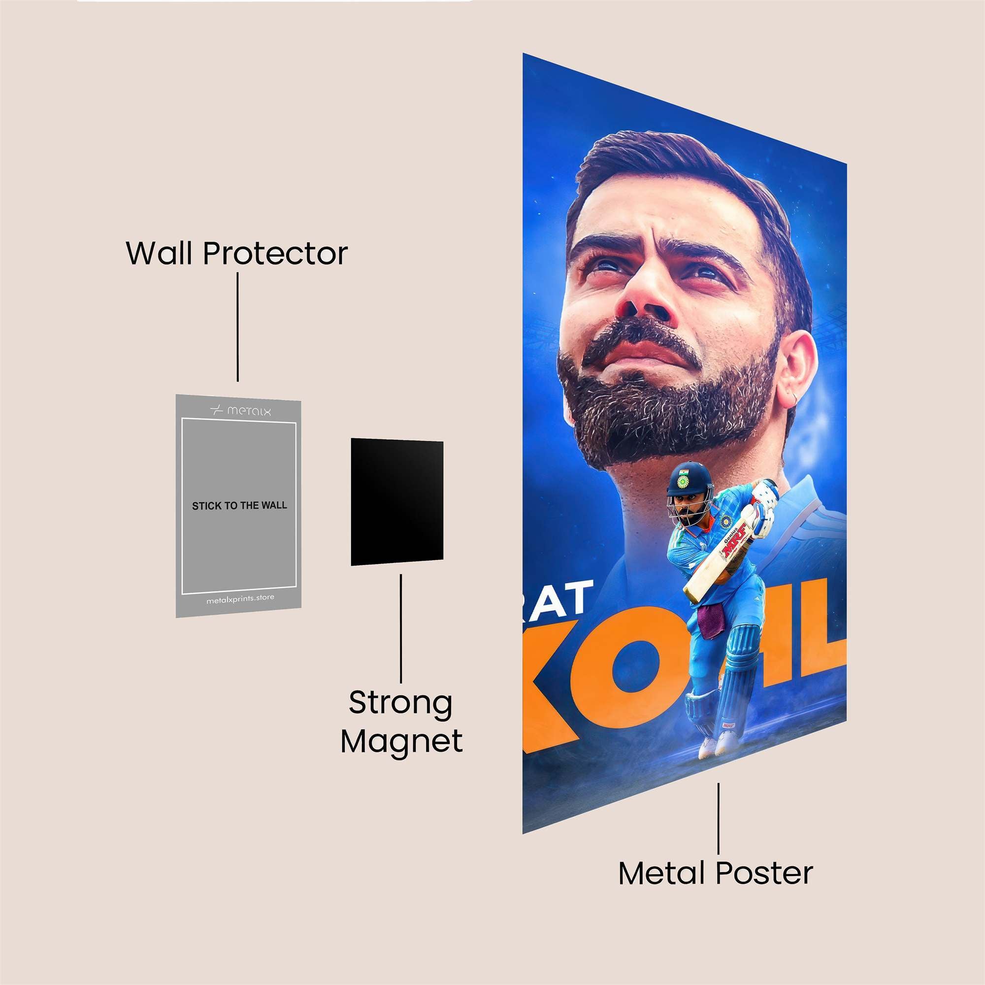 Virat Majestic Safe Wall Magnetic / M