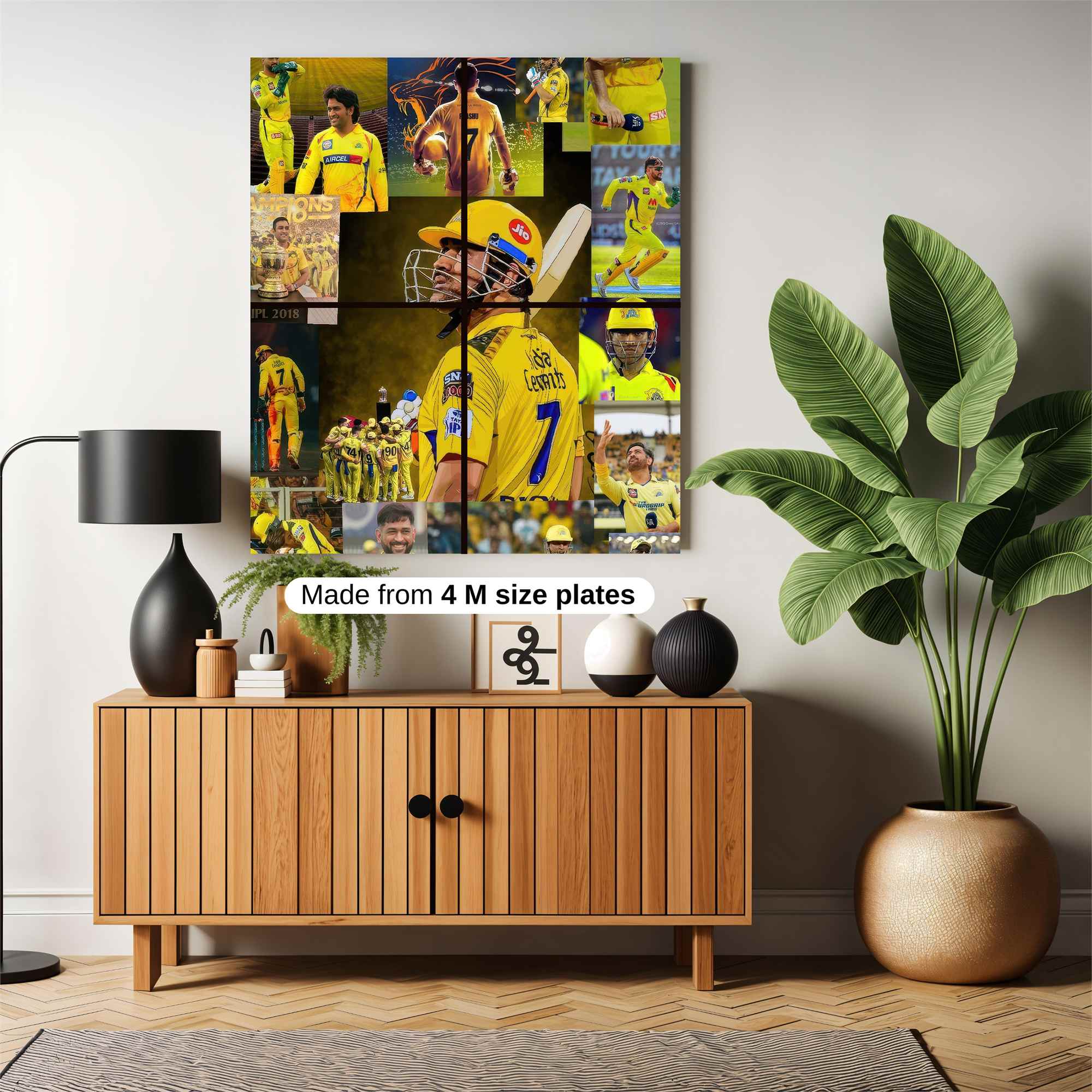 Dhoni Triumphant Safe Wall Magnetic / M