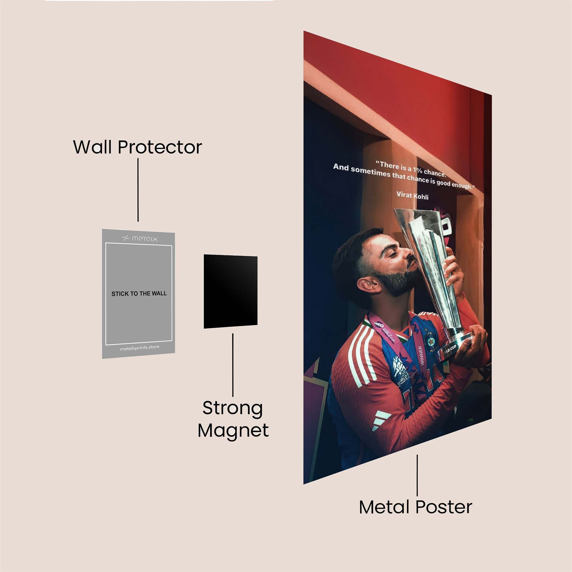 Virat Victorious Safe Wall Magnetic / M