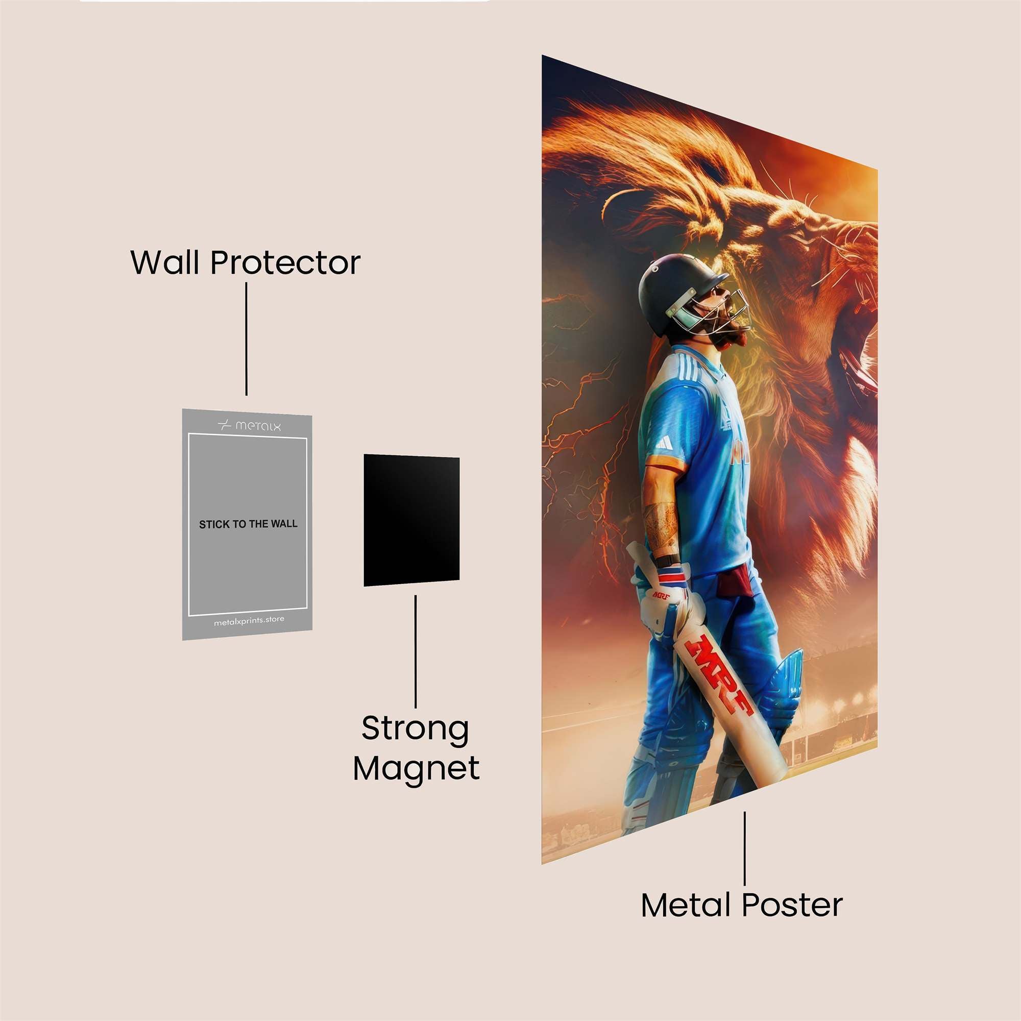 Virat Valor Safe Wall Magnetic / M