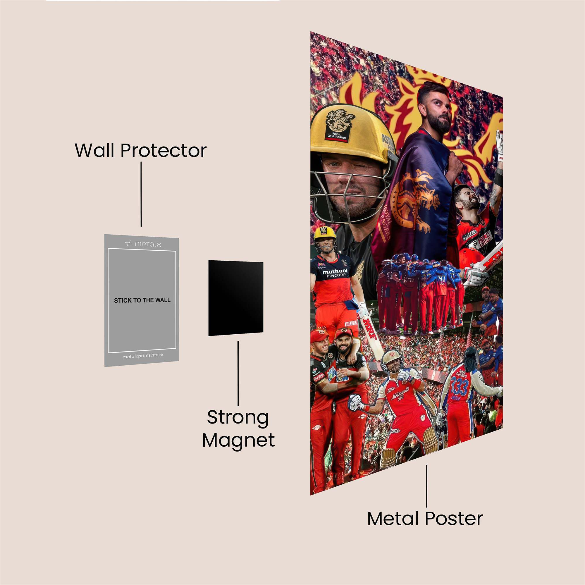 Virat Triumphant Safe Wall Magnetic / M