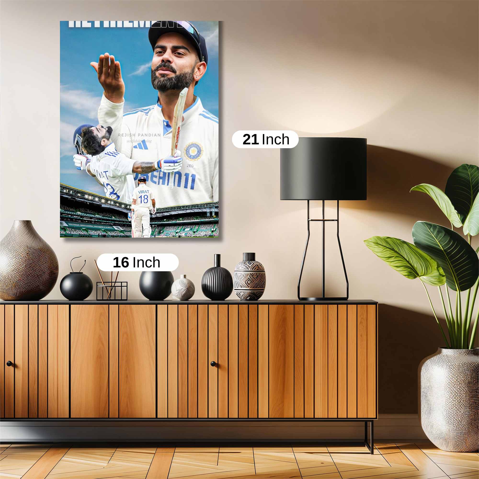 Kohli Farewell Safe Wall Magnetic / M