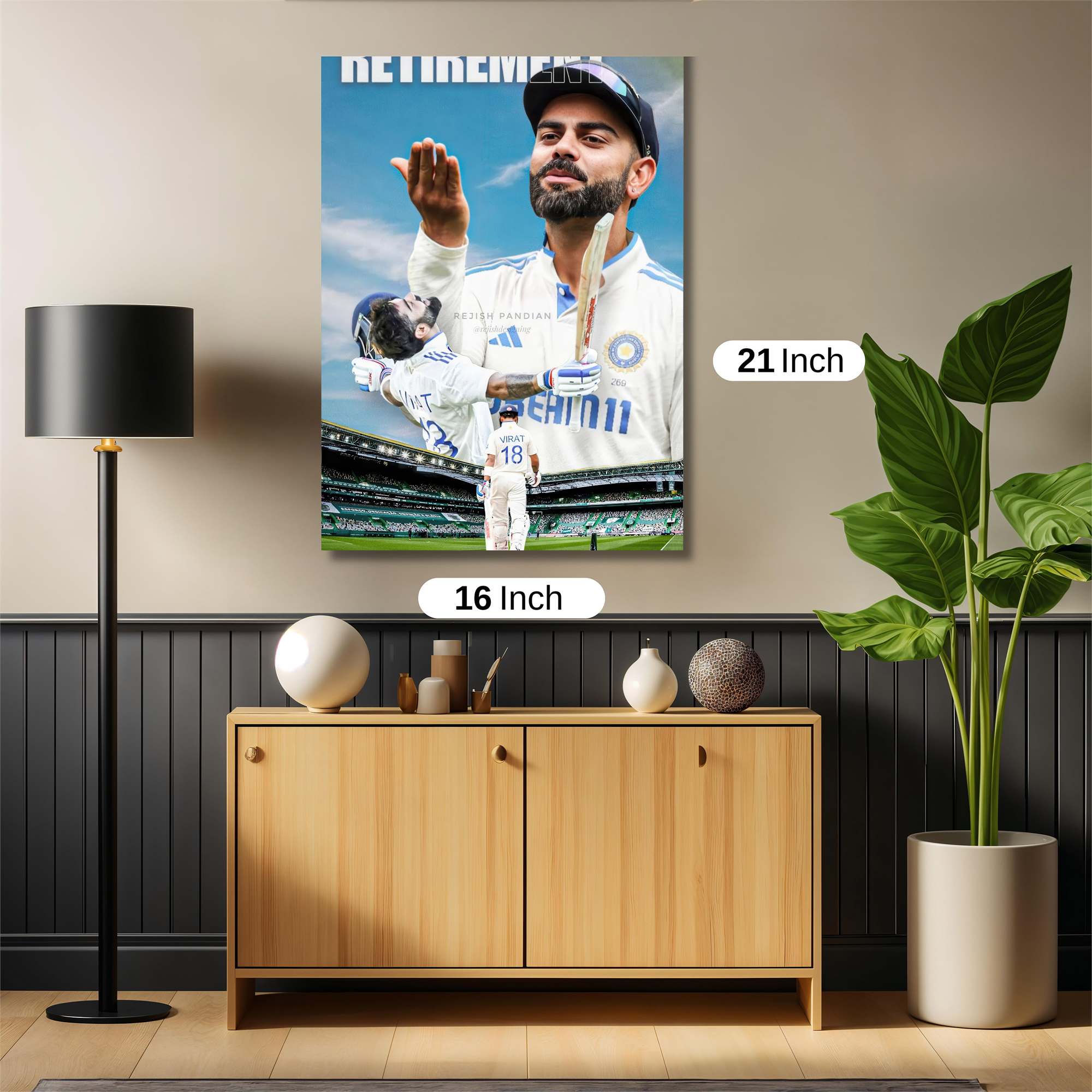 Kohli Farewell Safe Wall Magnetic / M