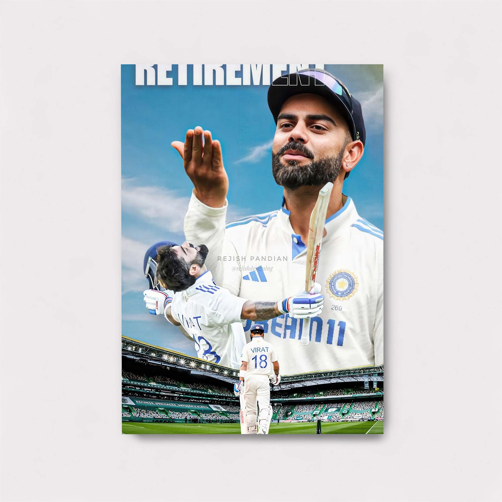 Kohli Farewell Safe Wall Magnetic / M