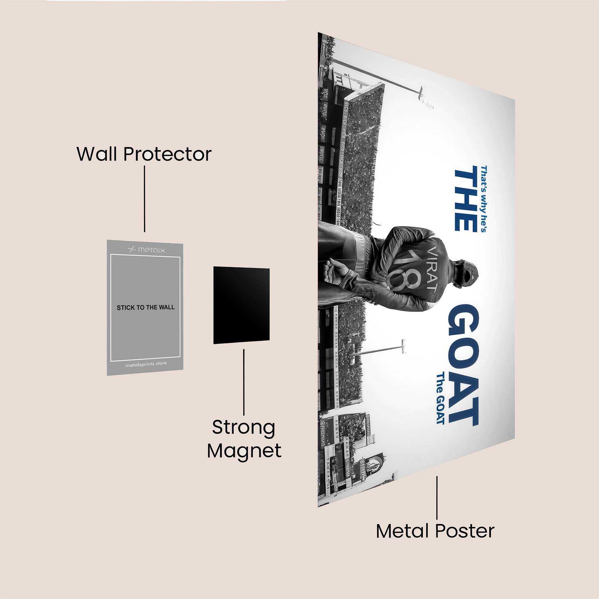 Virat Victorious Safe Wall Magnetic / M