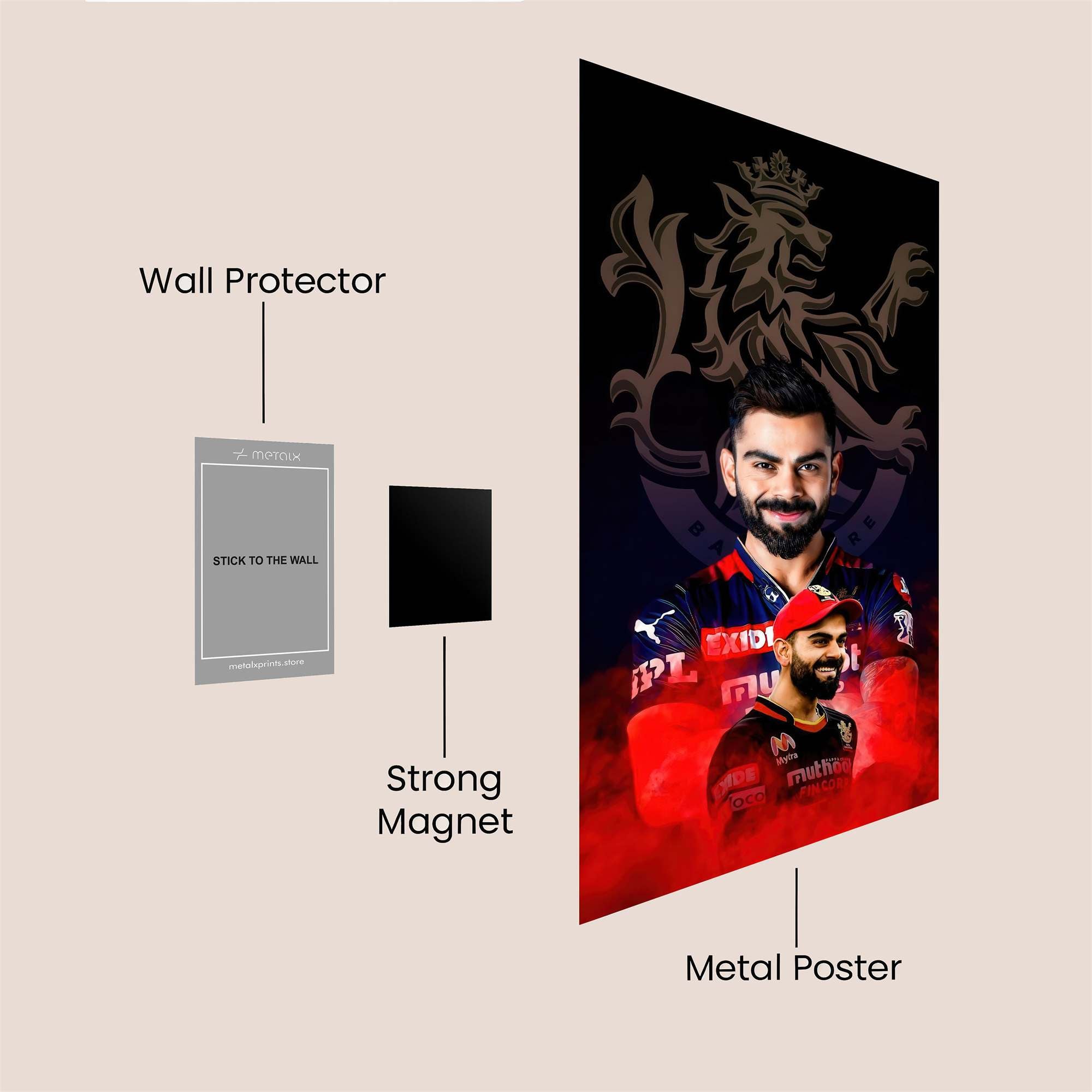 Kohli Passionate Safe Wall Magnetic / M