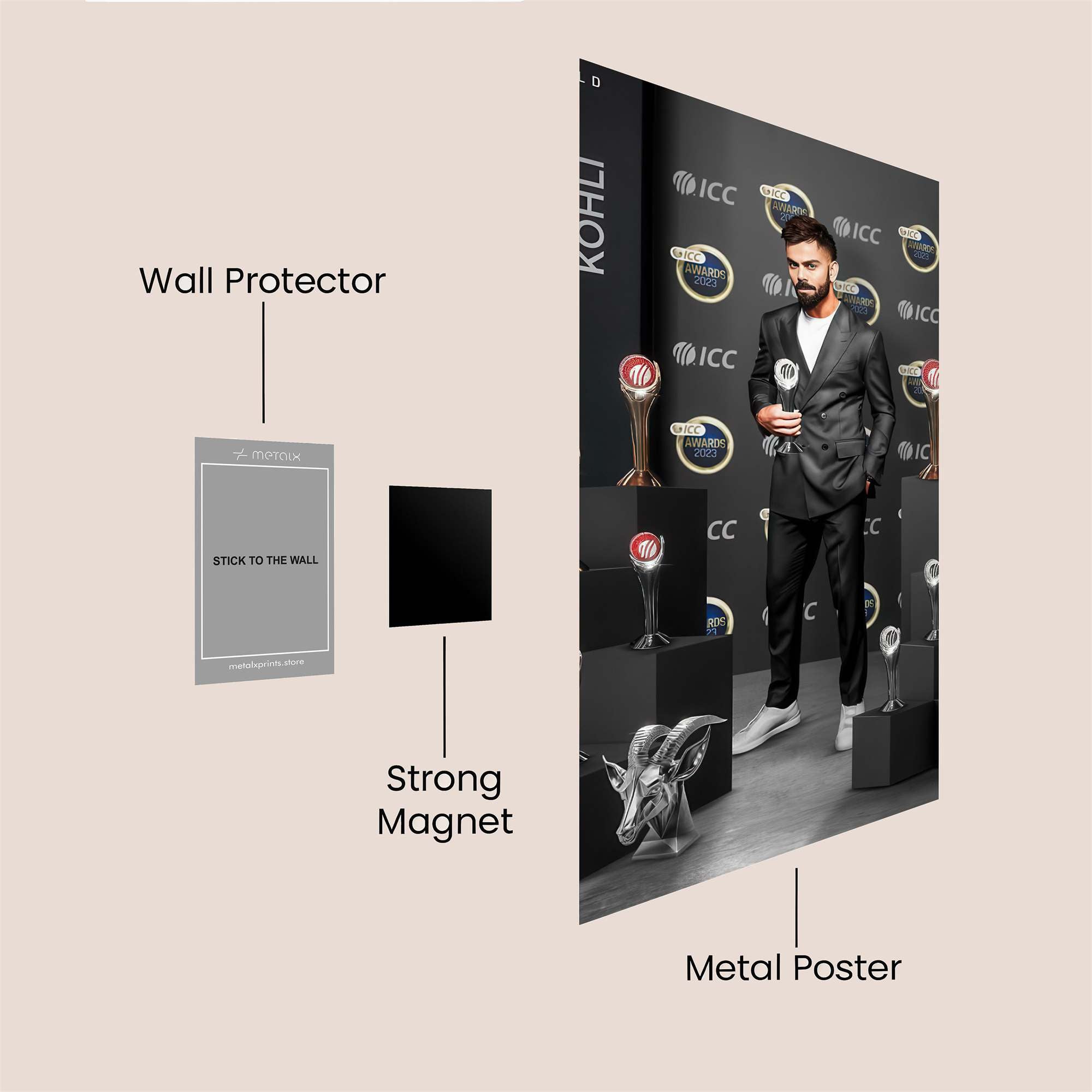 Virat Victorious Safe Wall Magnetic / M