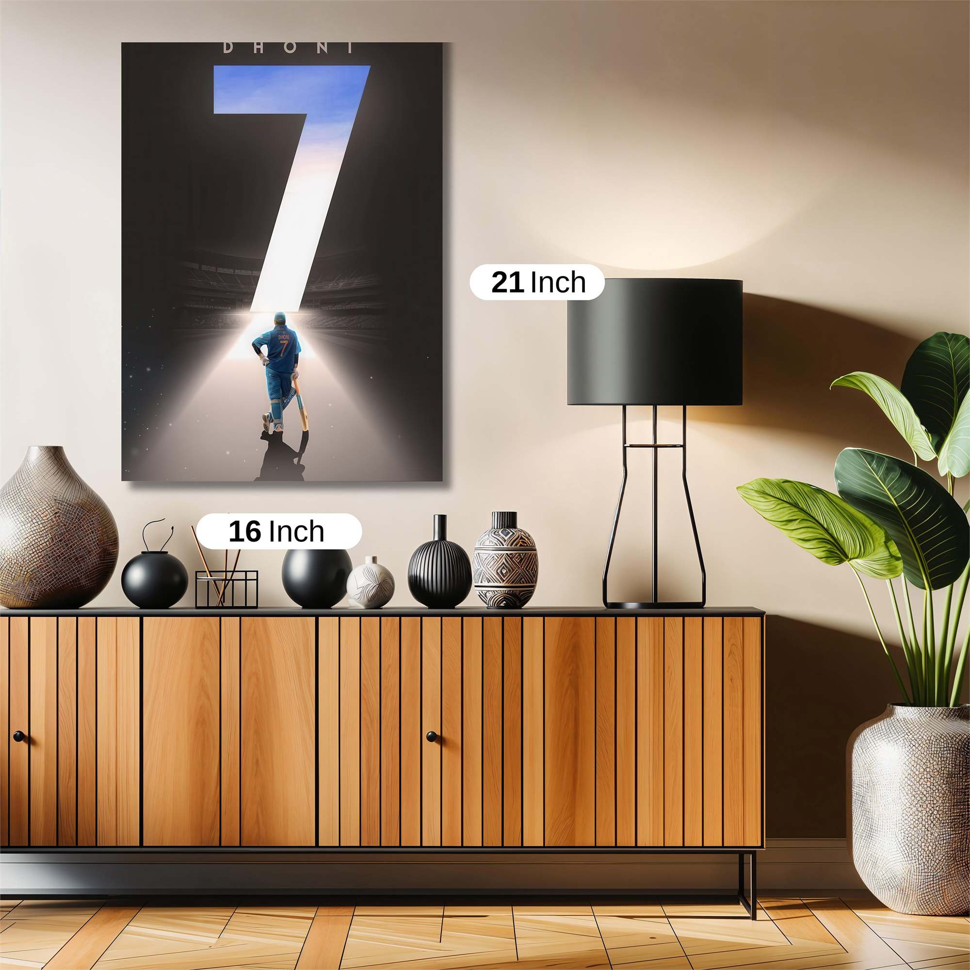 Dhoni Radiant Safe Wall Magnetic / M