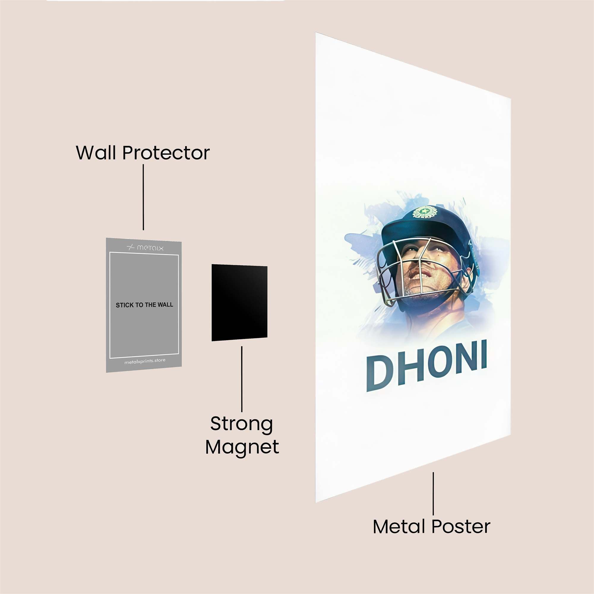 Dhoni Dynamic Safe Wall Magnetic / M