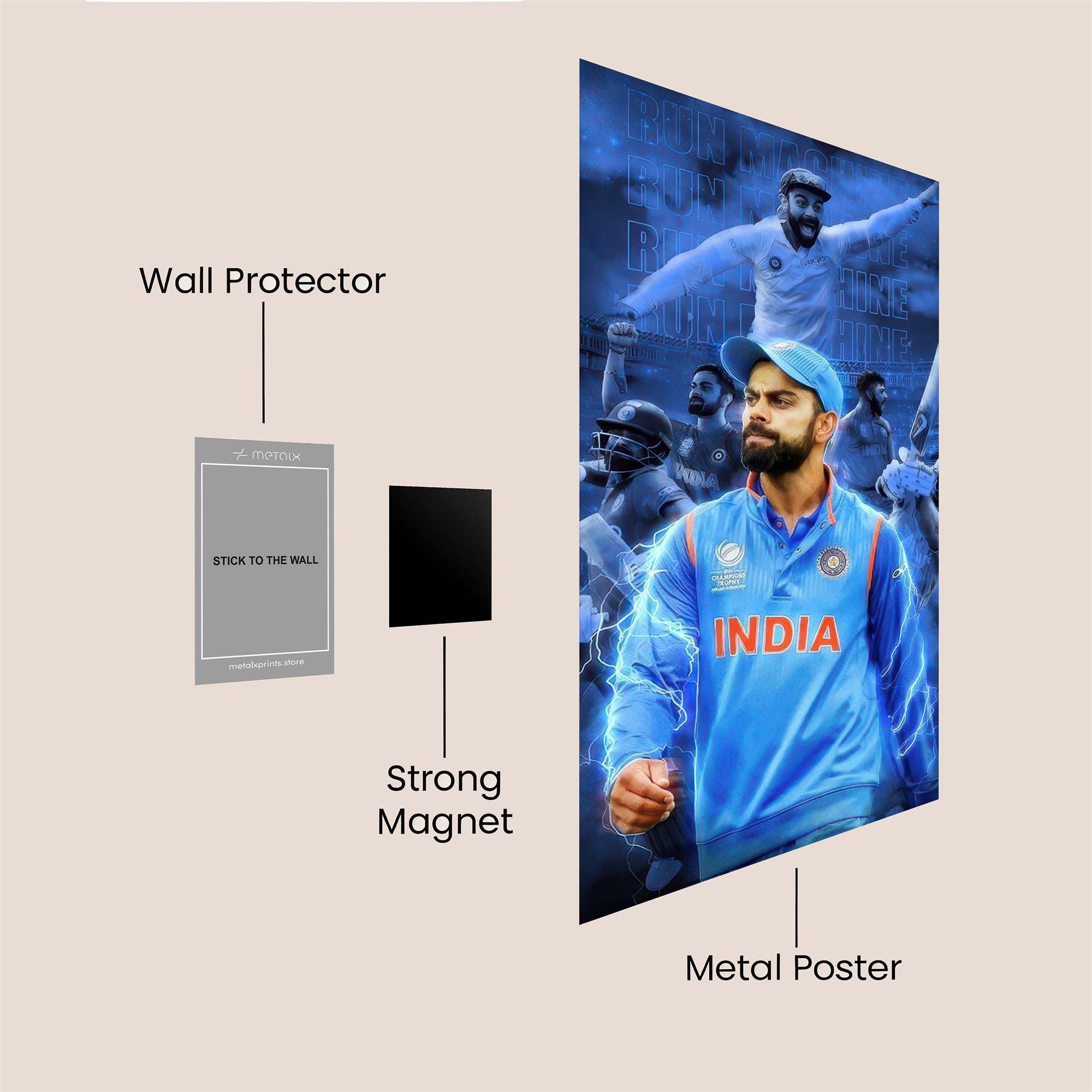 Virat Victorious Safe Wall Magnetic / M