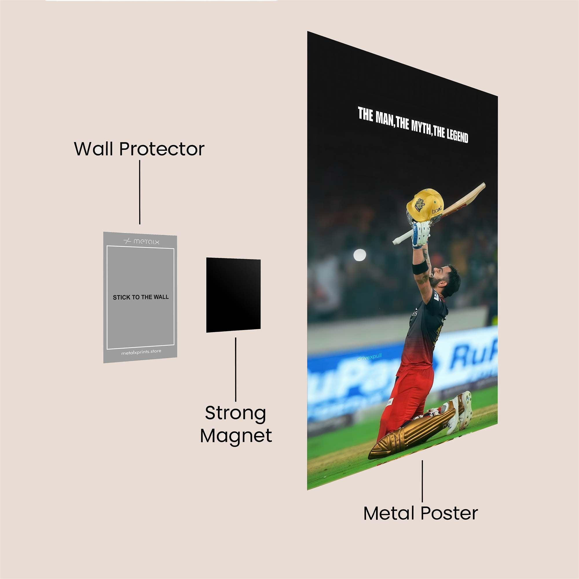 Virat Triumphant Safe Wall Magnetic / M