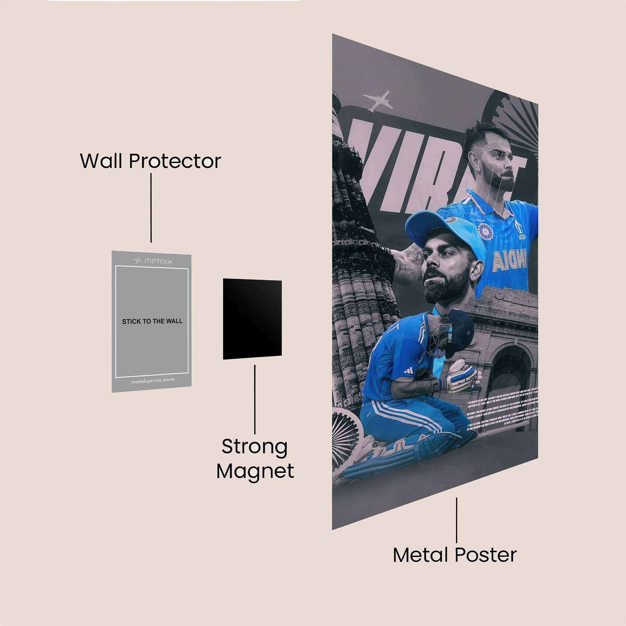 Virat Victorious Safe Wall Magnetic / M