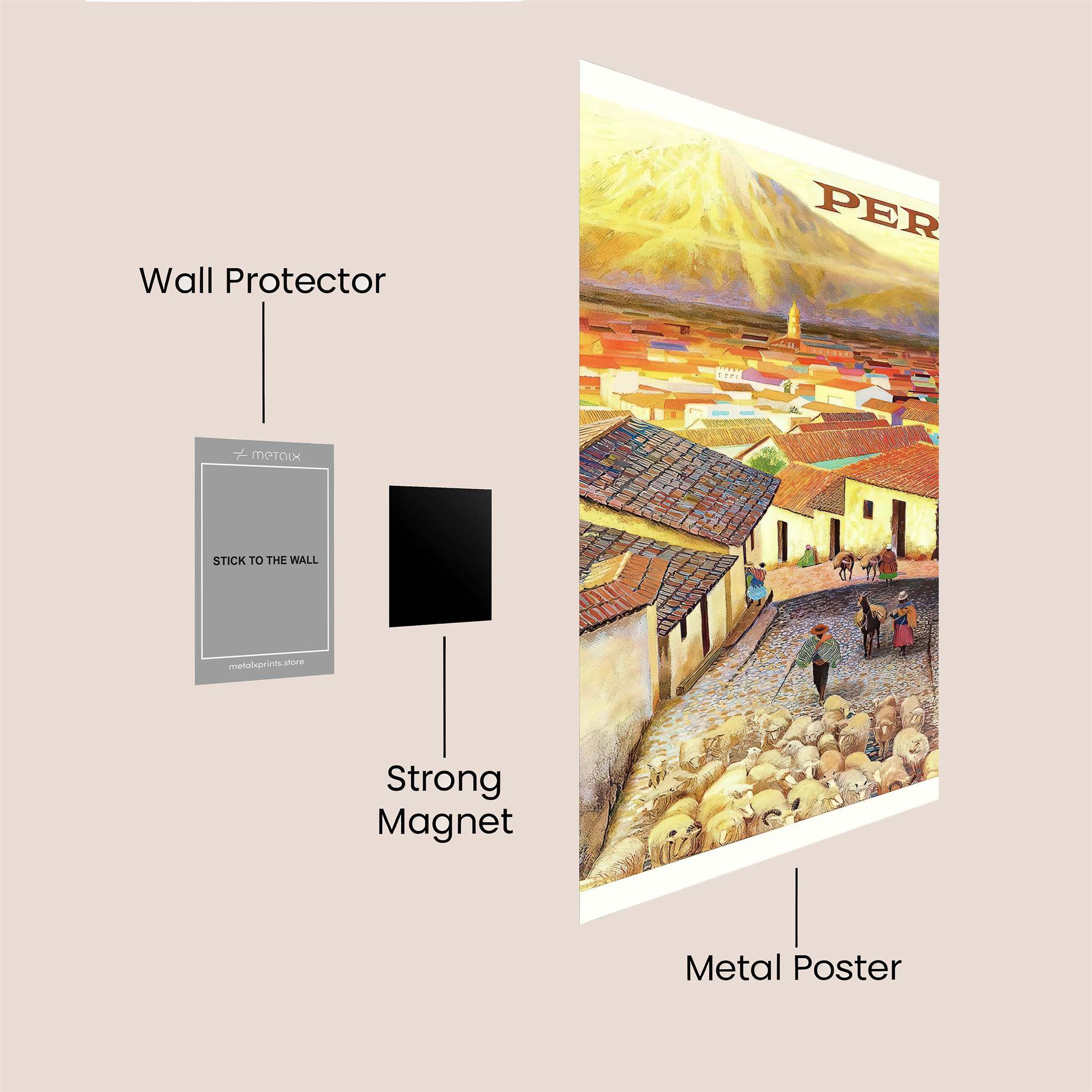 Peru Radiant Safe Wall Magnetic / M