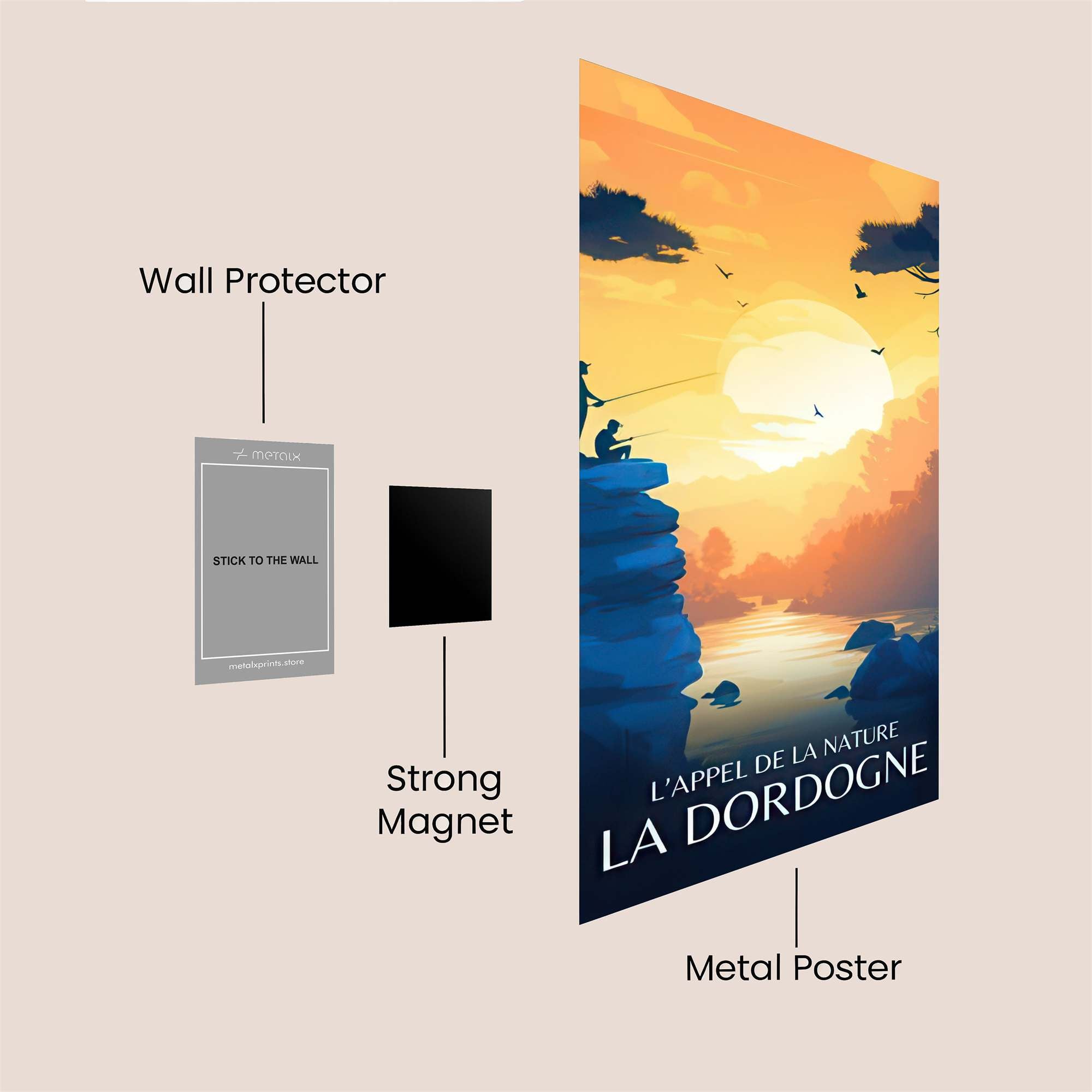 Dordogne Dream Safe Wall Magnetic / M