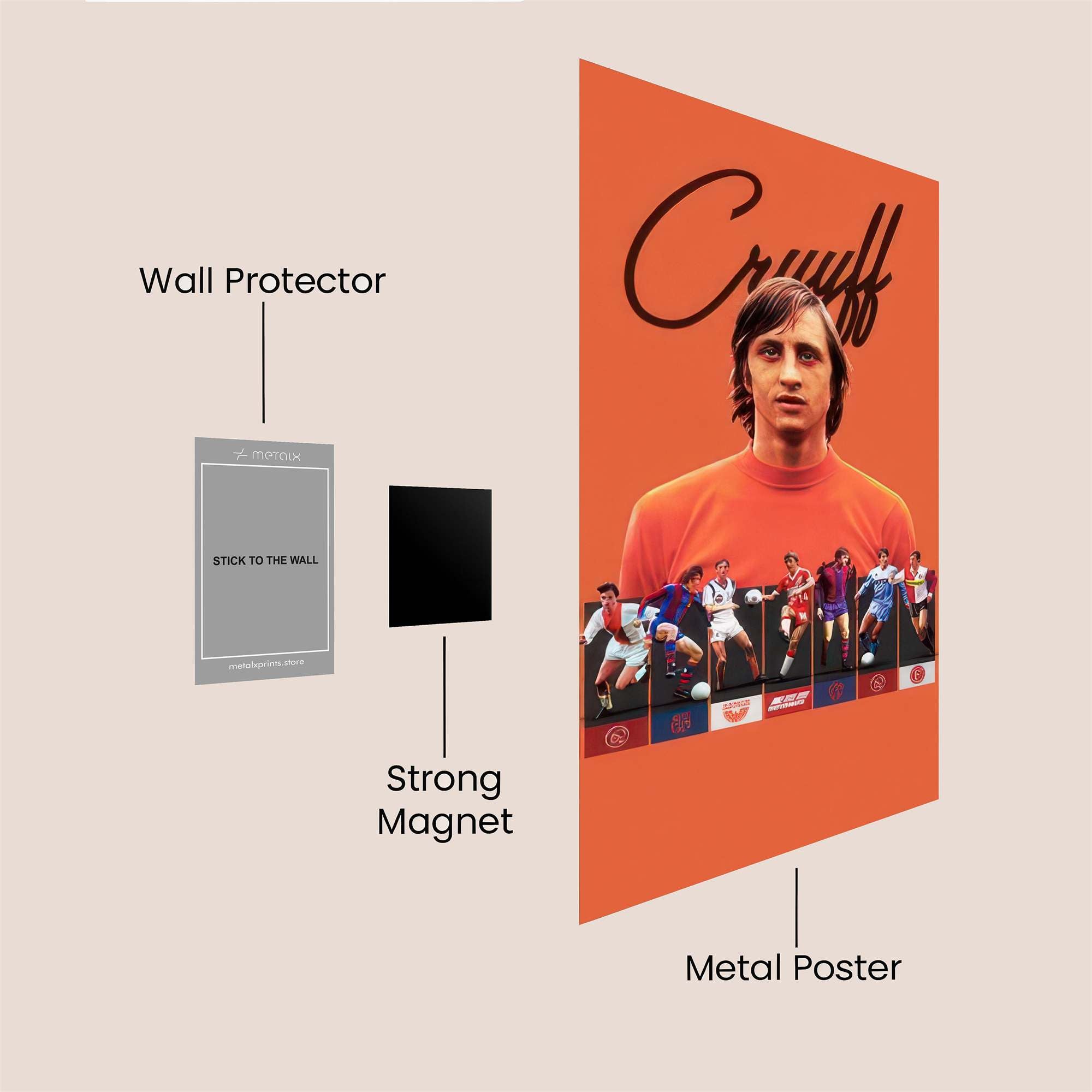 Cruyff Legacy Safe Wall Magnetic / M