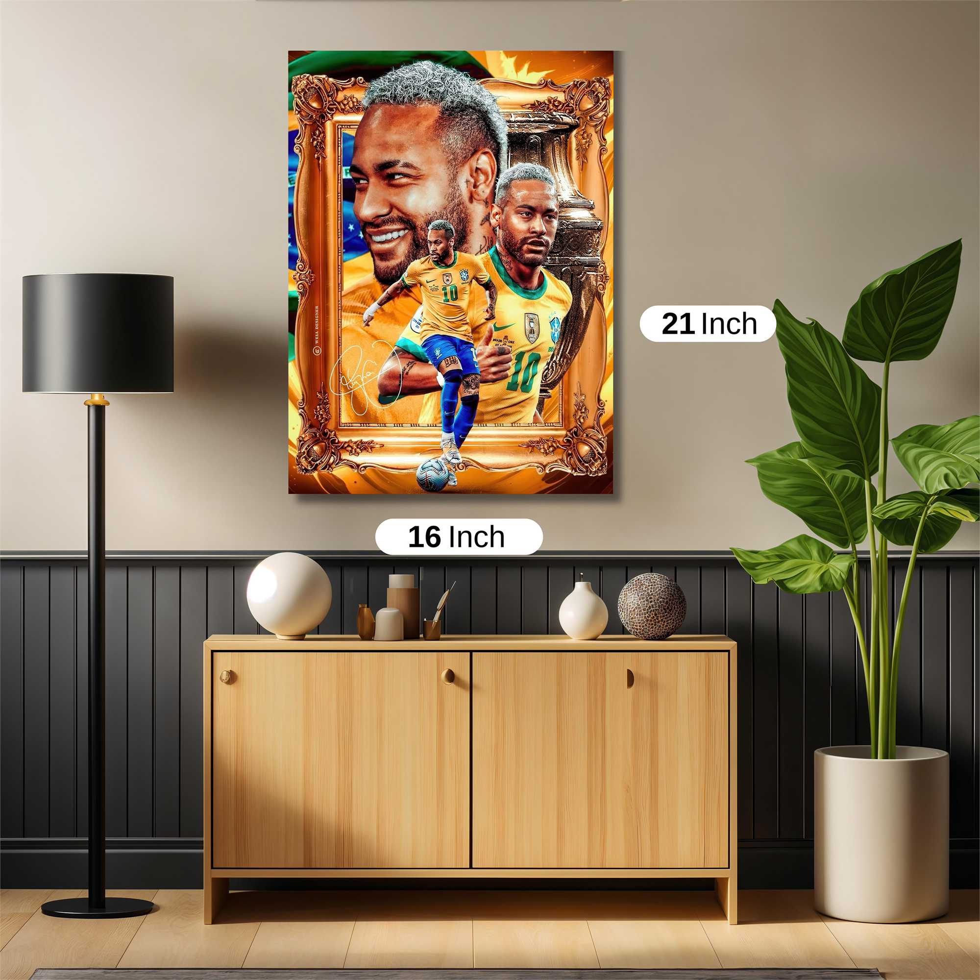 Neymar Radiant Safe Wall Magnetic / M