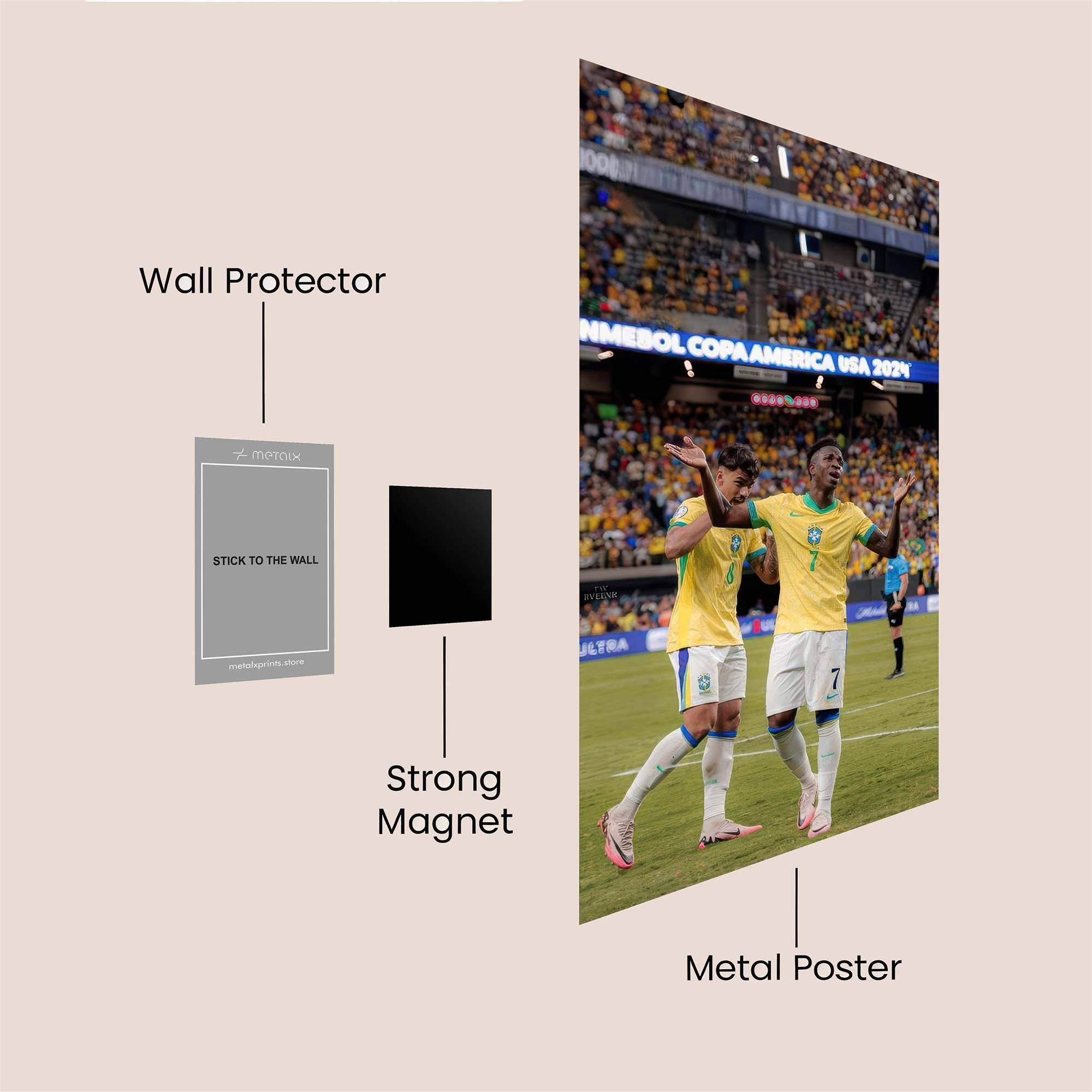 Vini Jr. Triumphant Safe Wall Magnetic / M