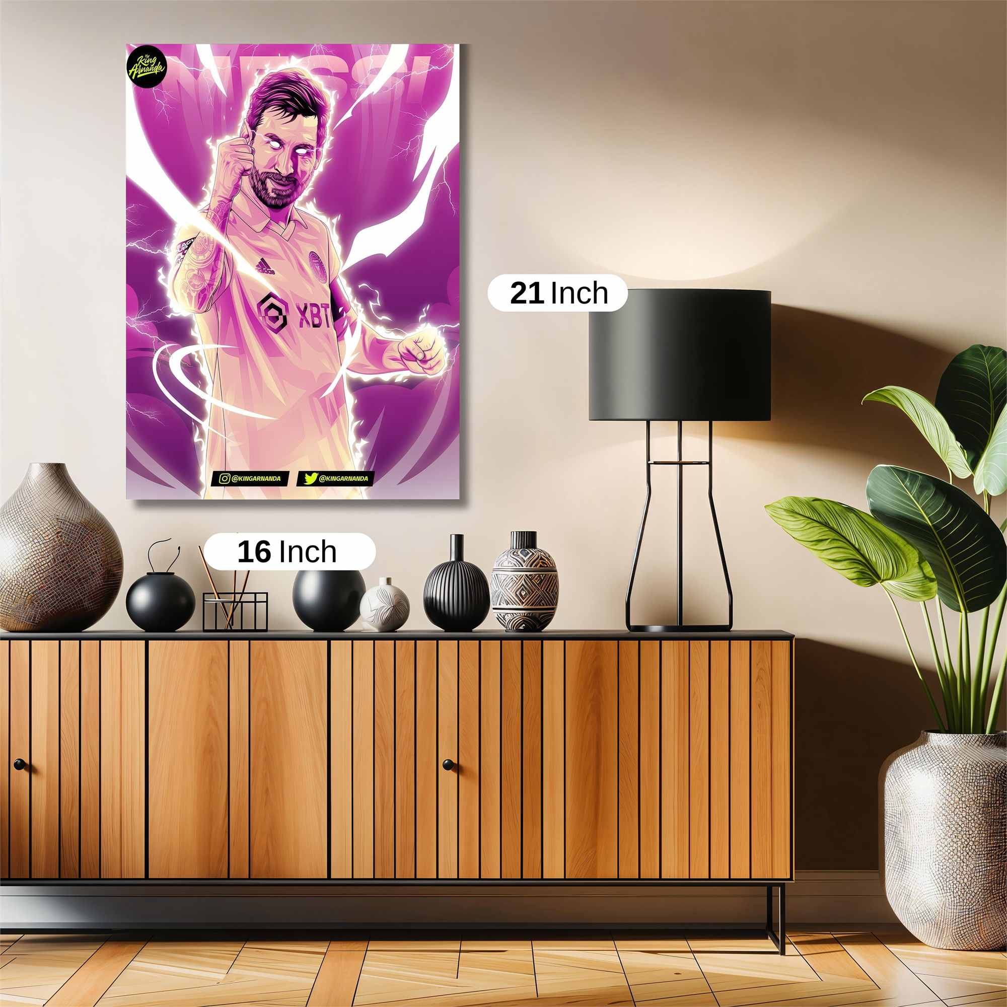 Messi Majestic Safe Wall Magnetic / M