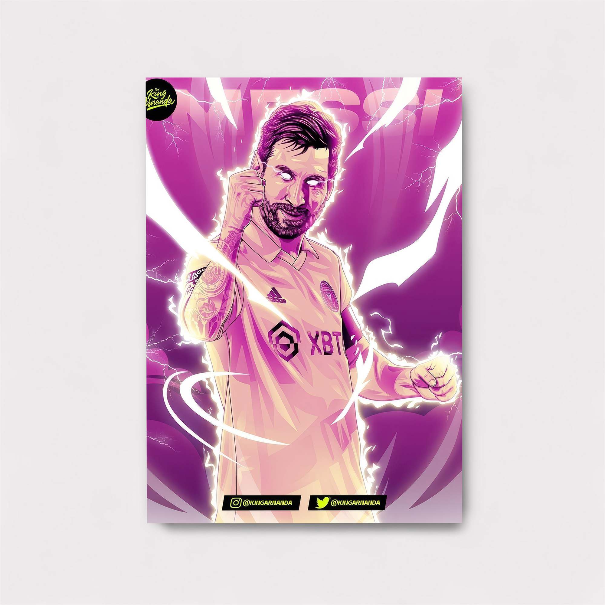 Messi Majestic Safe Wall Magnetic / M