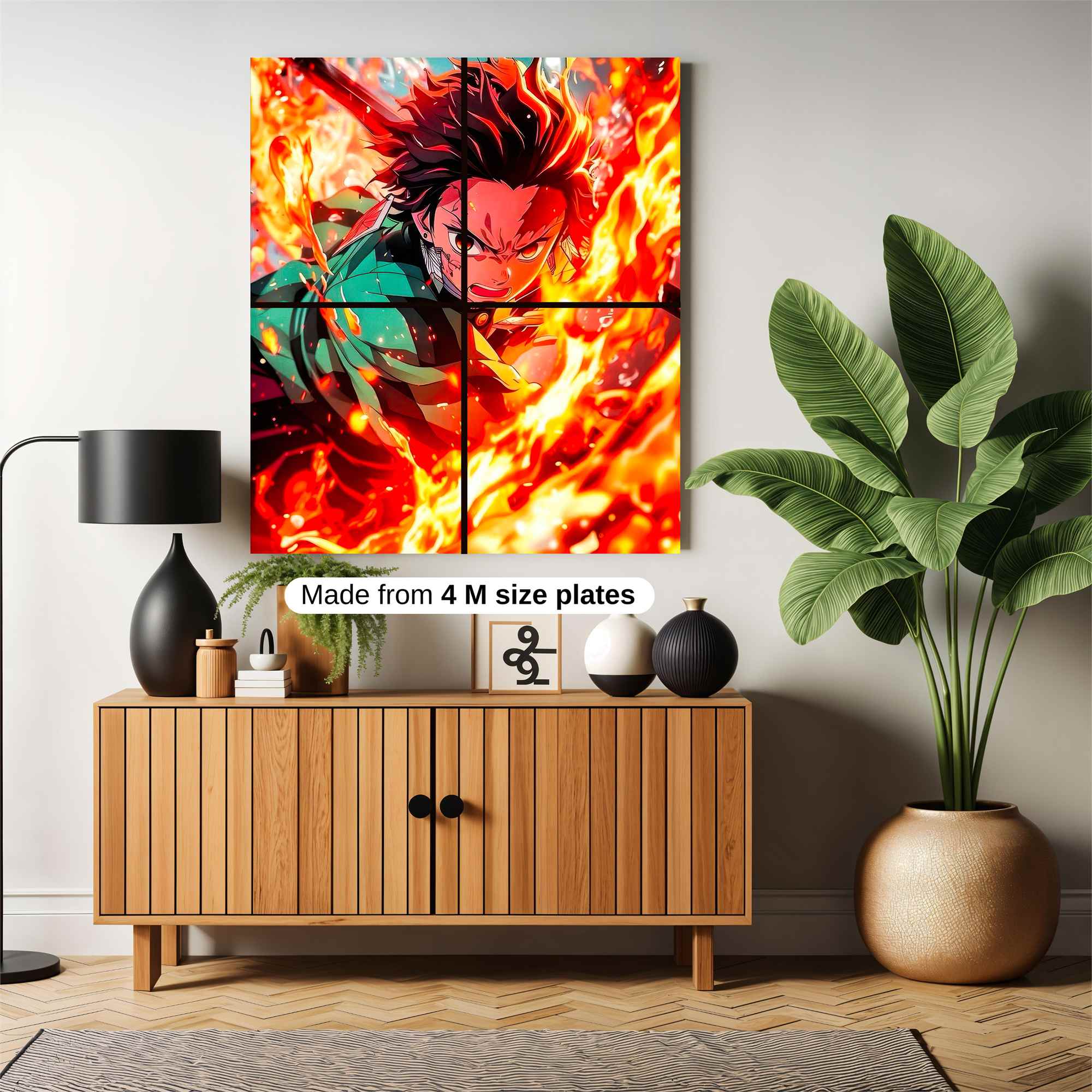 Tanjiro Inferno Safe Wall Magnetic / M