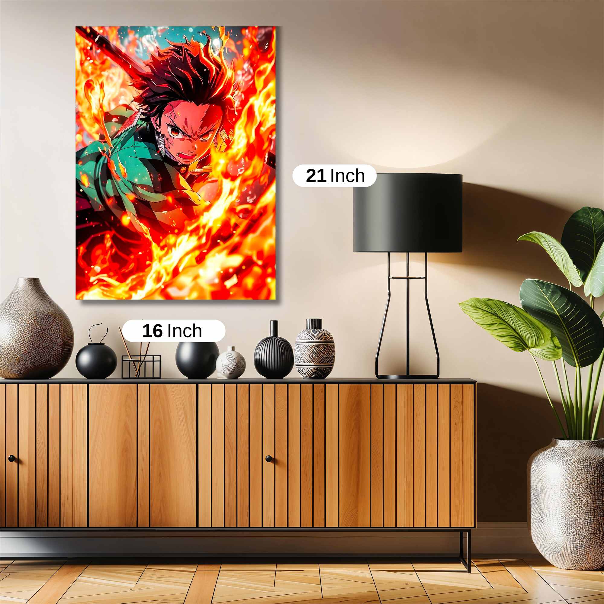 Tanjiro Inferno Safe Wall Magnetic / M