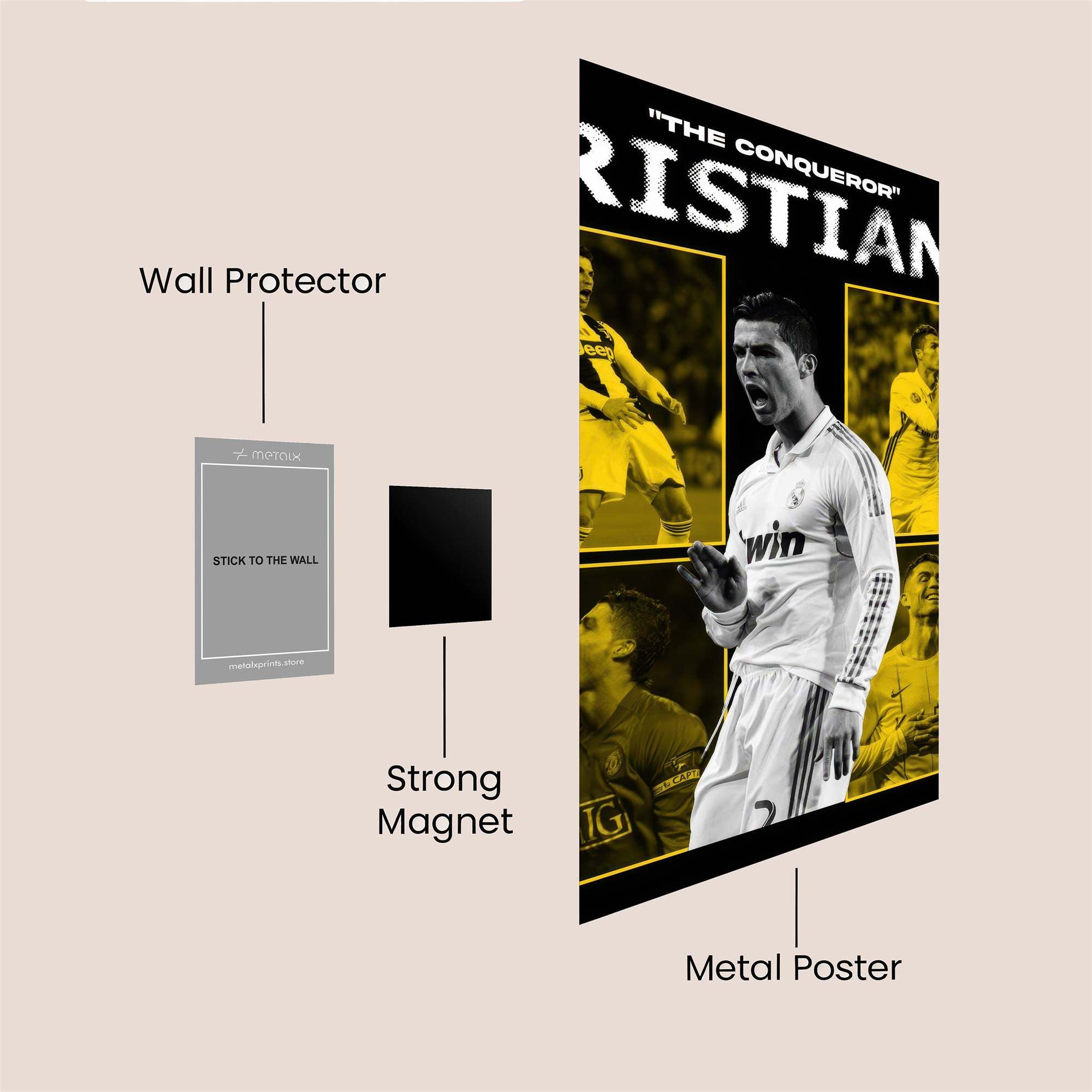 Cristiano Triumphant Safe Wall Magnetic / M